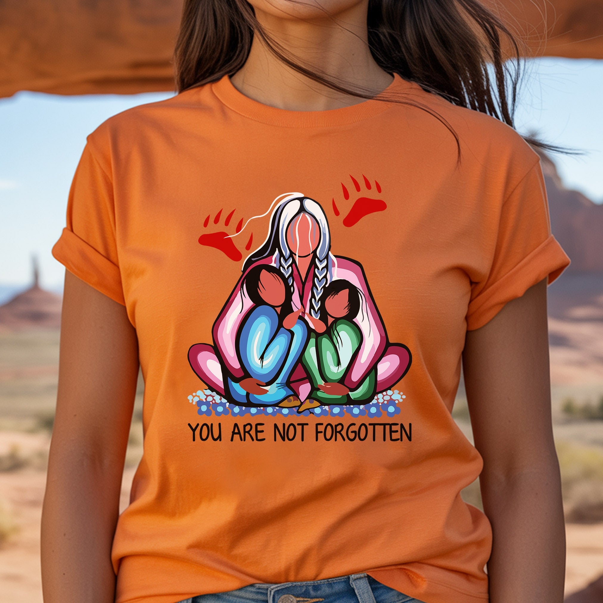 Every Child Matters Grandma With Grandniece You Are Not Forgotten Unisex T-Shirt/Hoodie/Sweatshirt 064