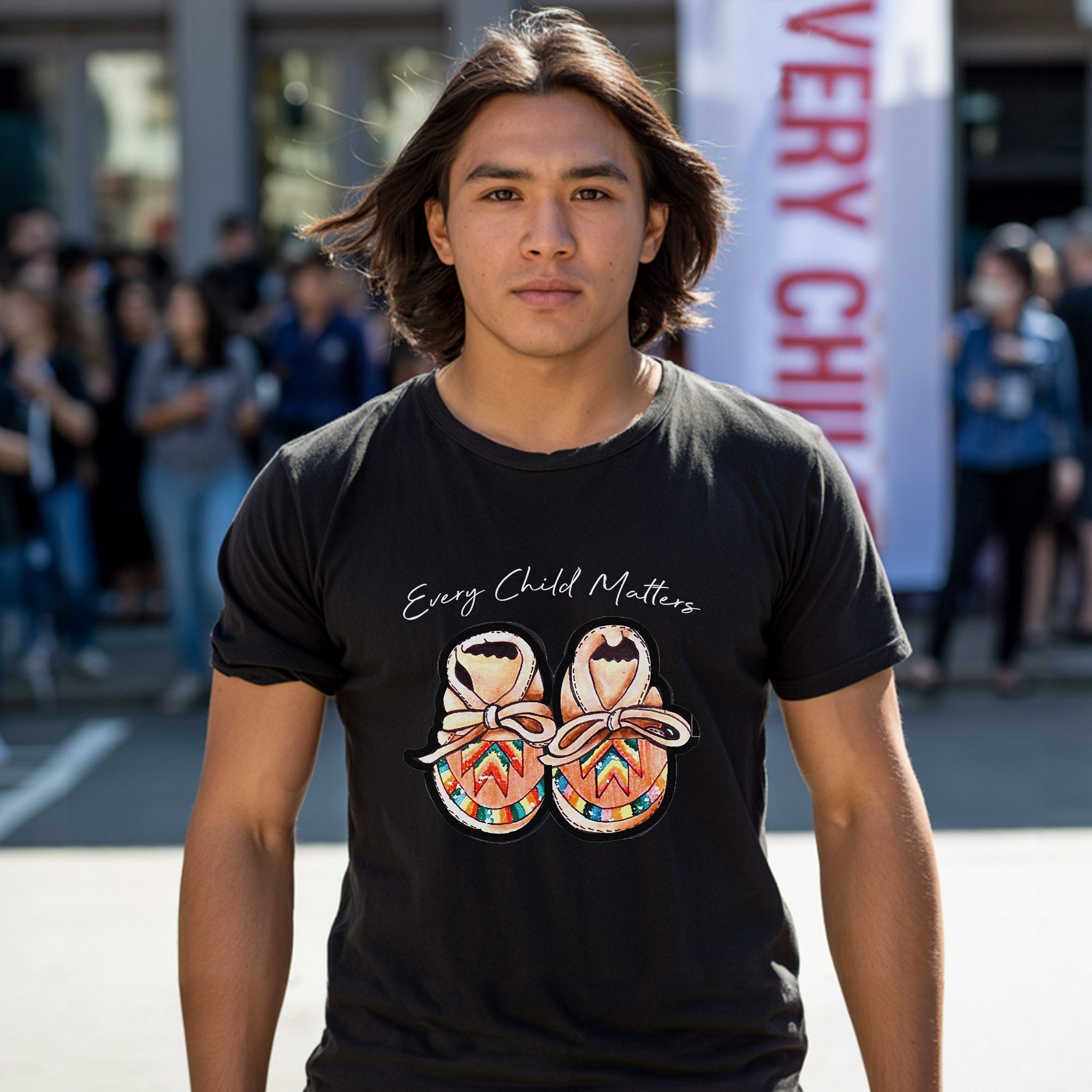 Every Child Matters Shoes Indigenous Unisex T-Shirt/Hoodie/Sweatshirt 074