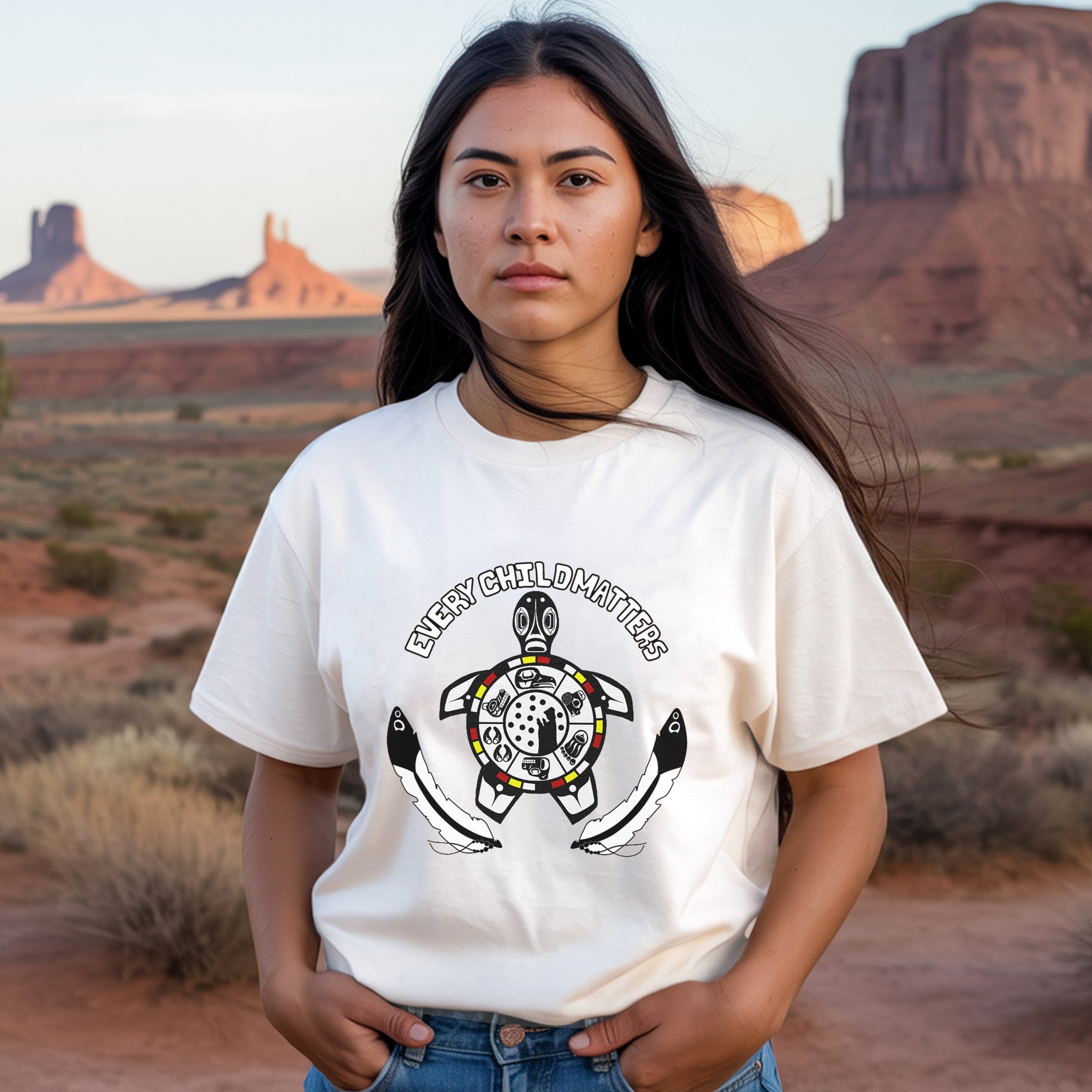 Every Child Matters Healing Circle Turtle Unisex T-Shirt/Hoodie/Sweatshirt 163
