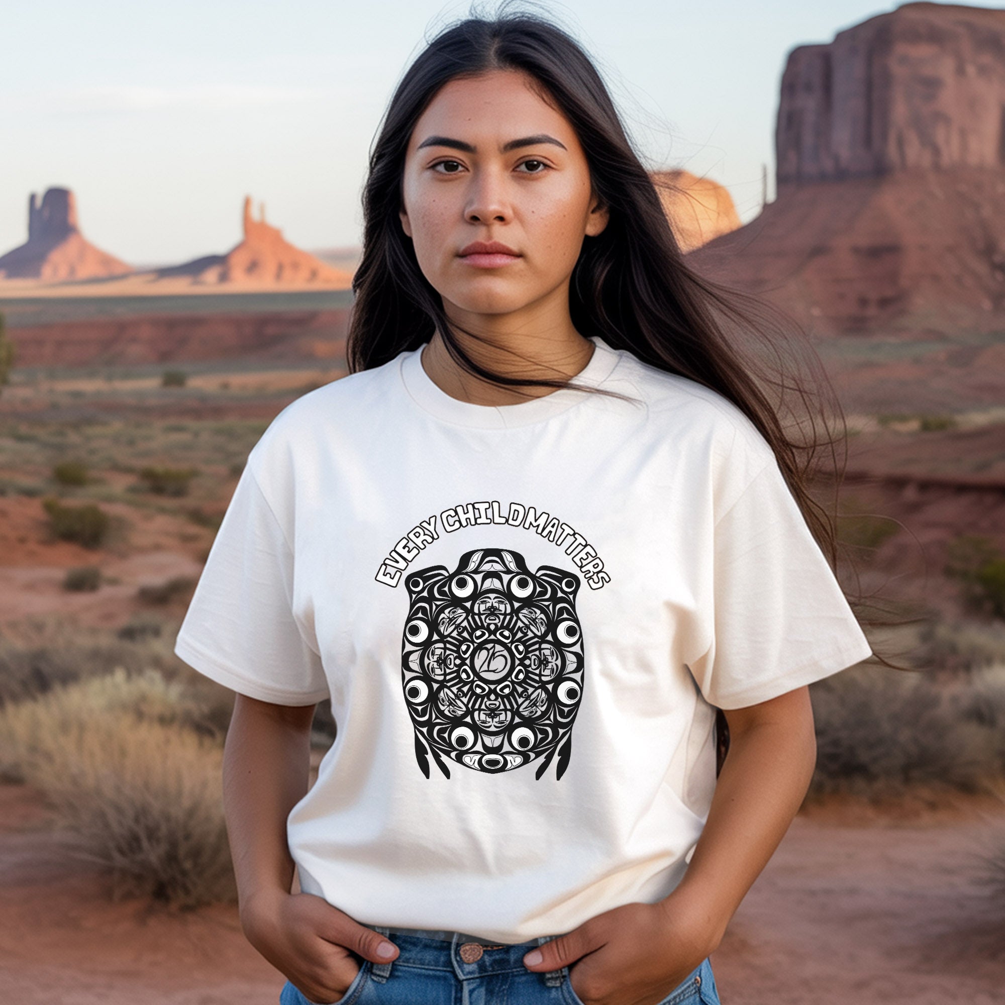 Every Child Matters Mandala Turtle Unisex T-Shirt/Hoodie/Sweatshirt 164