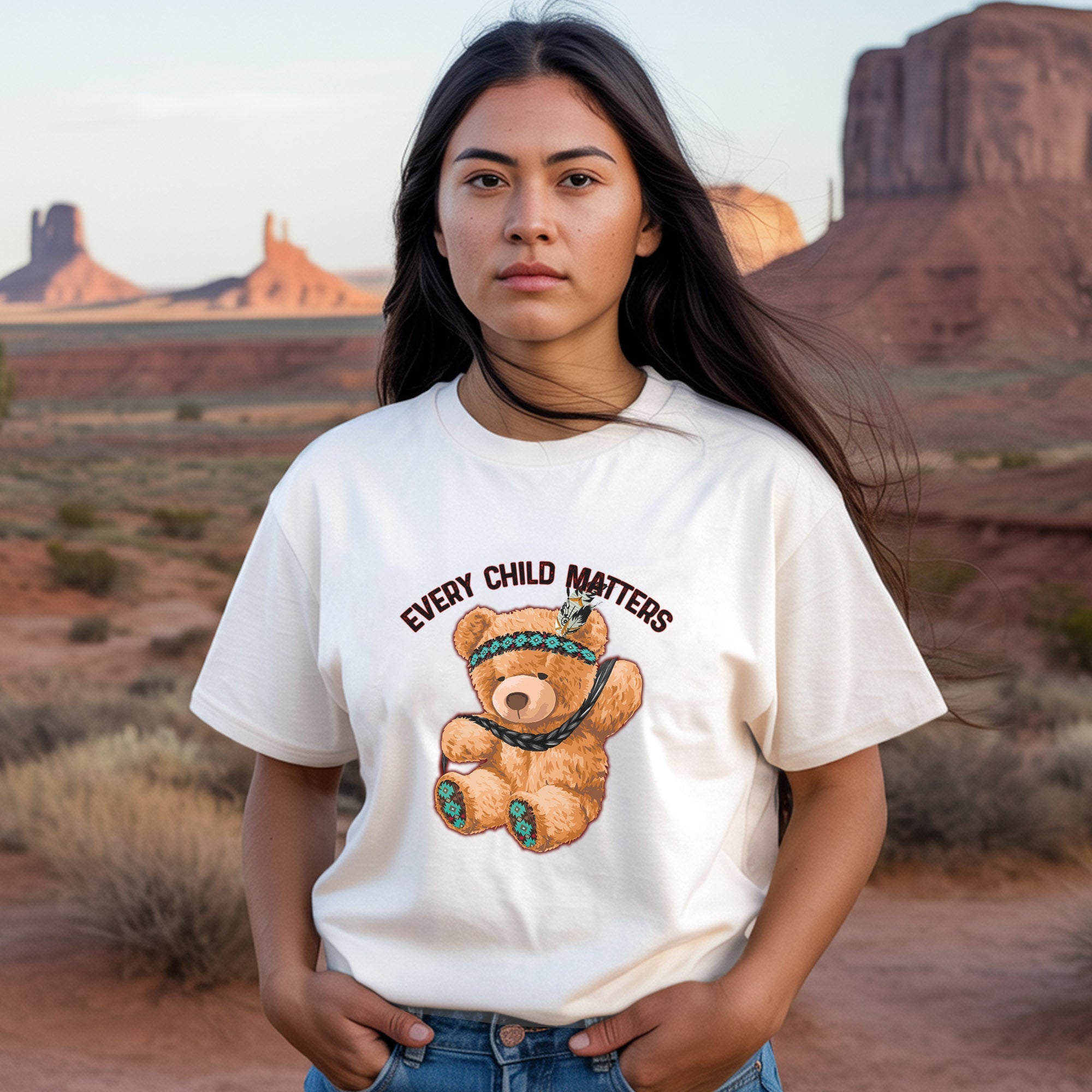 Every Child Matters Baby Bear Native American Unisex T-Shirt/Hoodie/Sweatshirt 169