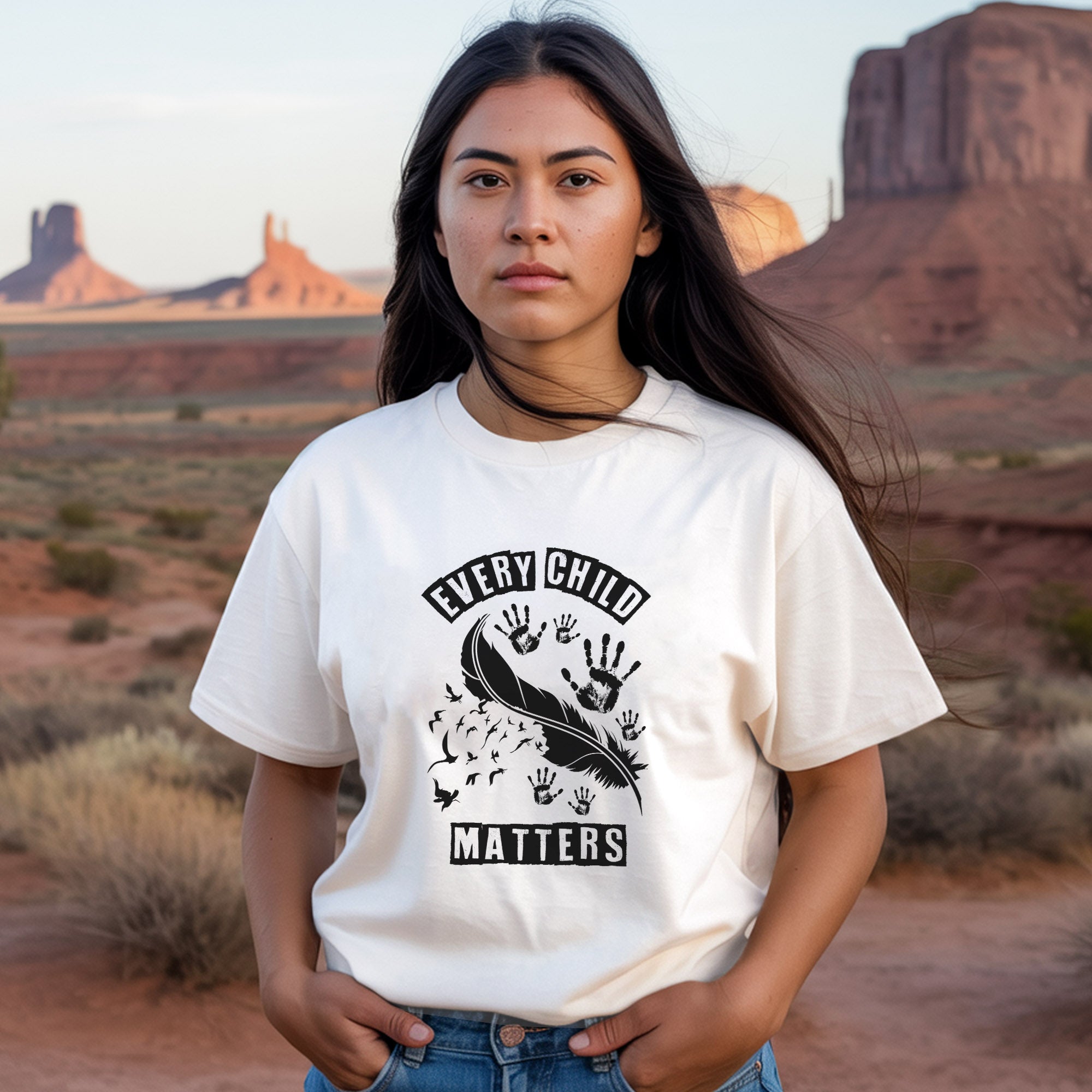 Every Child Matters Native Leather And Imprint Native American Unisex T-Shirt/Hoodie/Sweatshirt 170