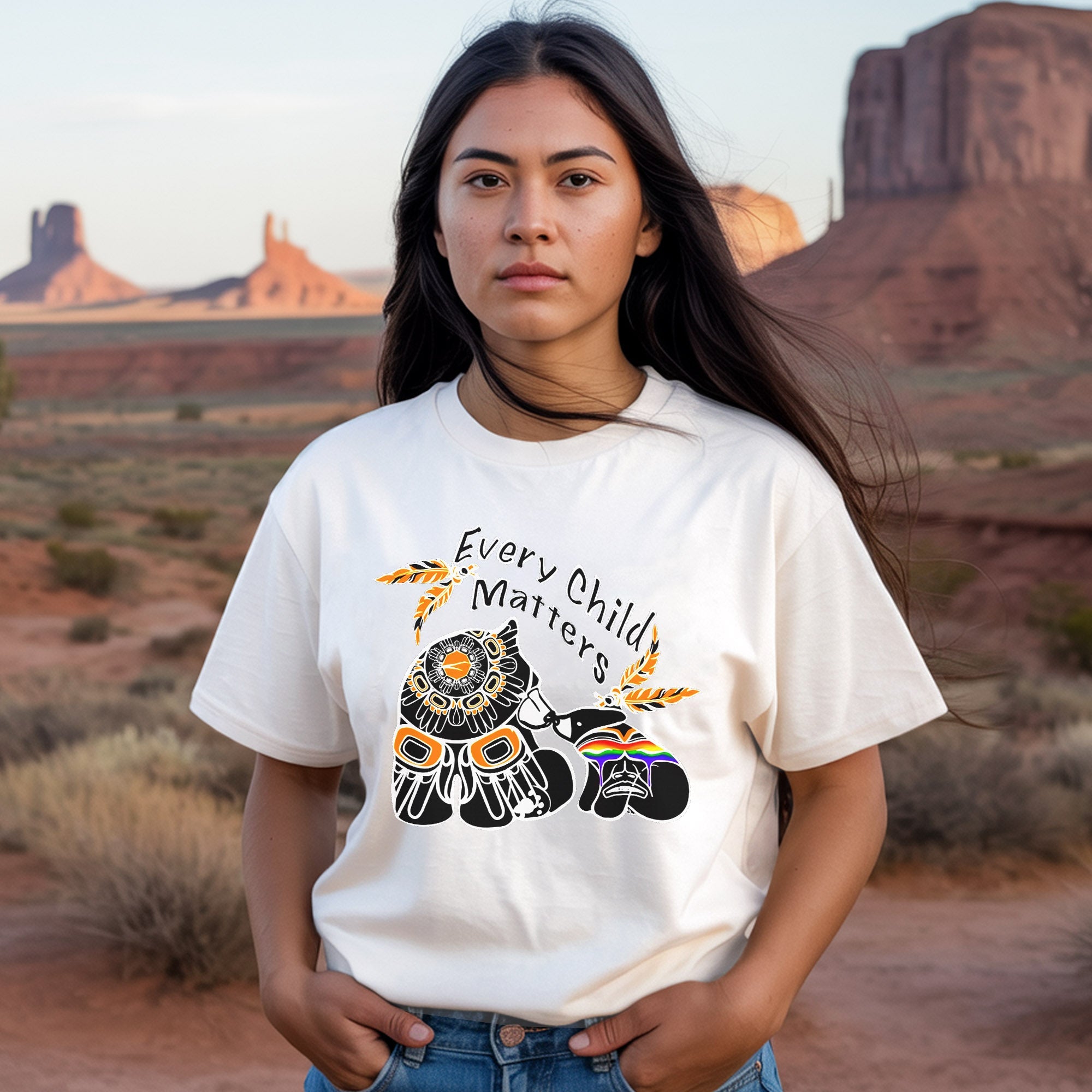 Every Child Matters Native Love And Affection Native American Unisex T-Shirt/Hoodie/Sweatshirt