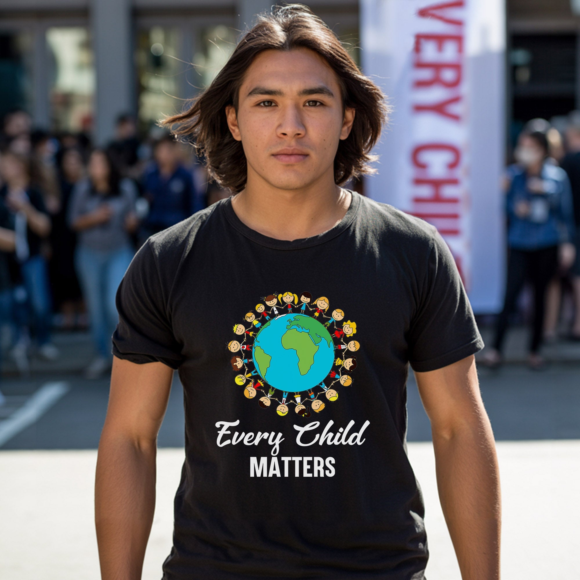 Every Child Matters Best Friends Native American Unisex T-Shirt/Hoodie/Sweatshirt 179