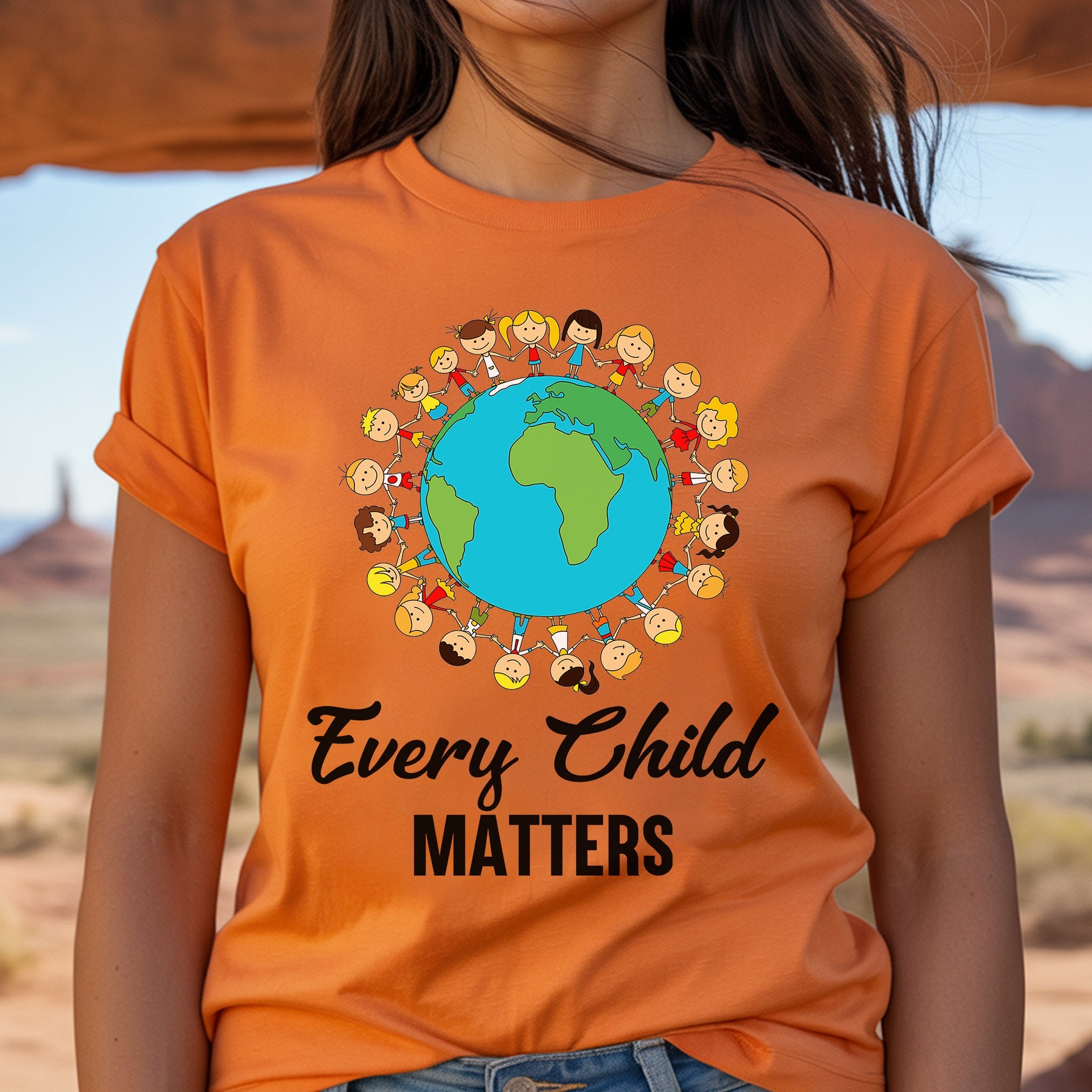 Every Child Matters Best Friends Native American Unisex T-Shirt/Hoodie/Sweatshirt 179