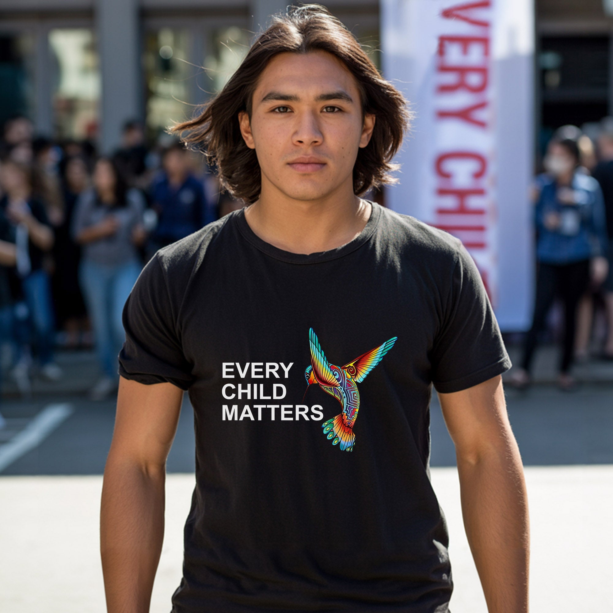 Every Child Matters Hummingbird Serenity Native American Unisex T-Shirt/Hoodie/Sweatshirt 180