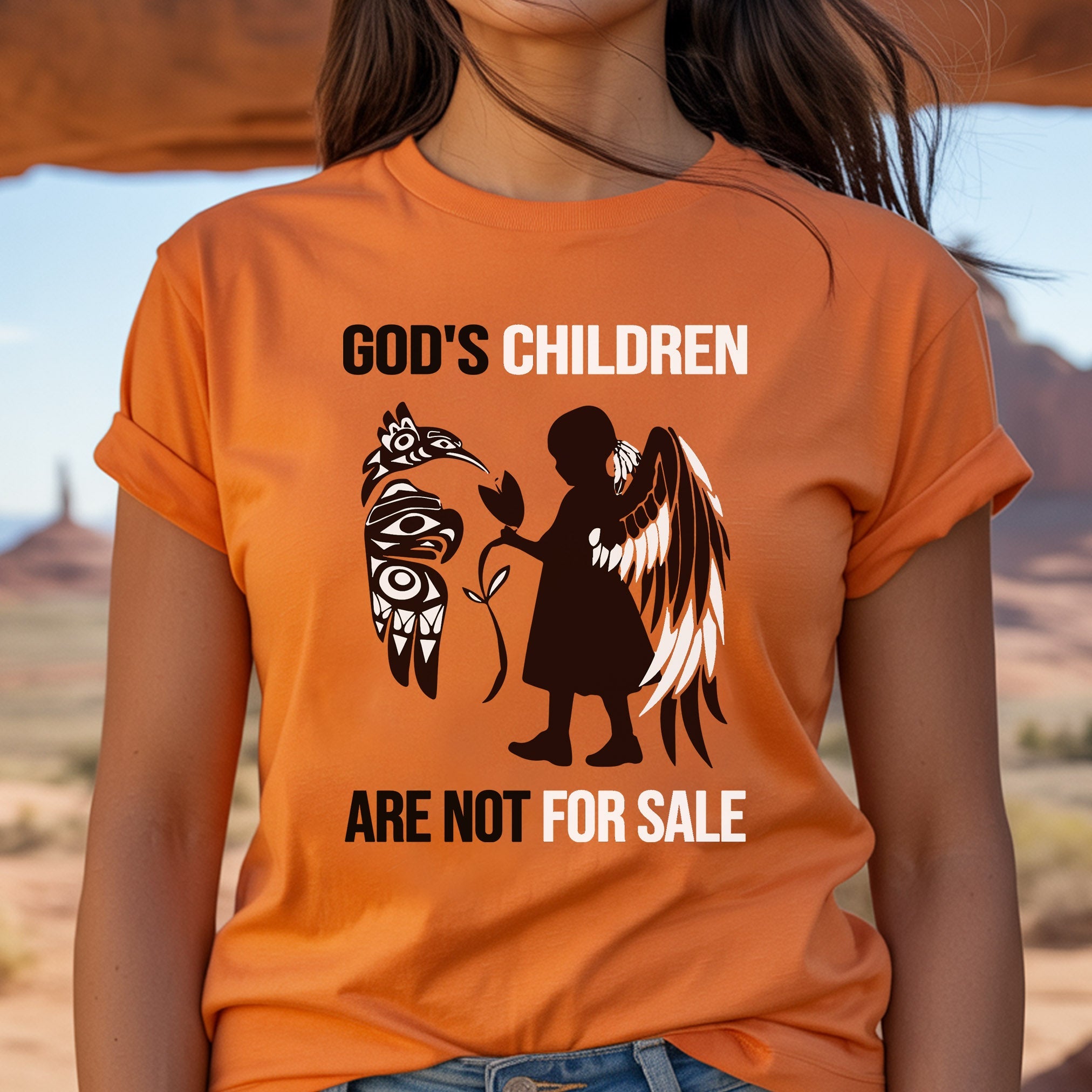 Every Child Matters Native Angel Baby Native American Unisex T-Shirt/Hoodie/Sweatshirt 184