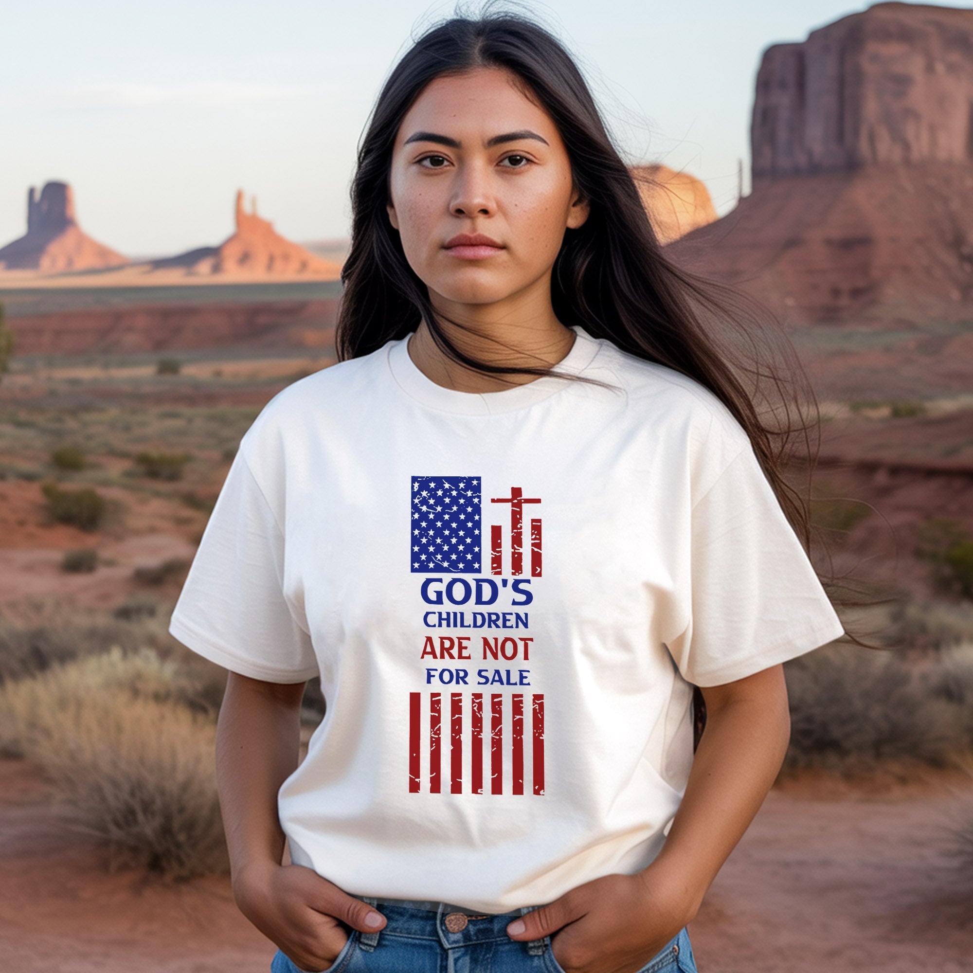 Every Child Matters God's Children Are Not For Sale Native American Unisex T-Shirt/Hoodie/Sweatshirt 185