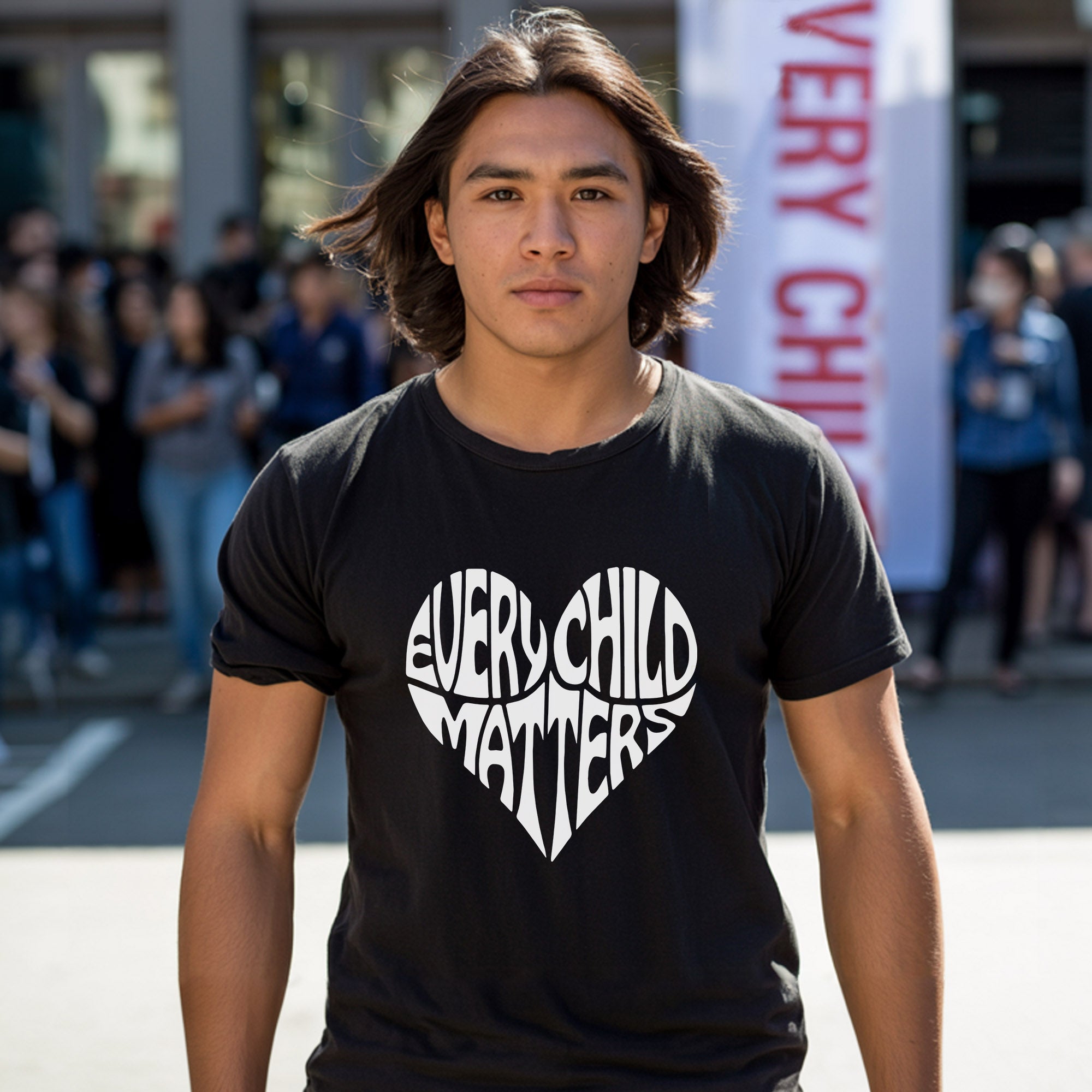 Every Child Matters Native Children Cared By Heart Native American Unisex T-Shirt/Hoodie/Sweatshirt 188