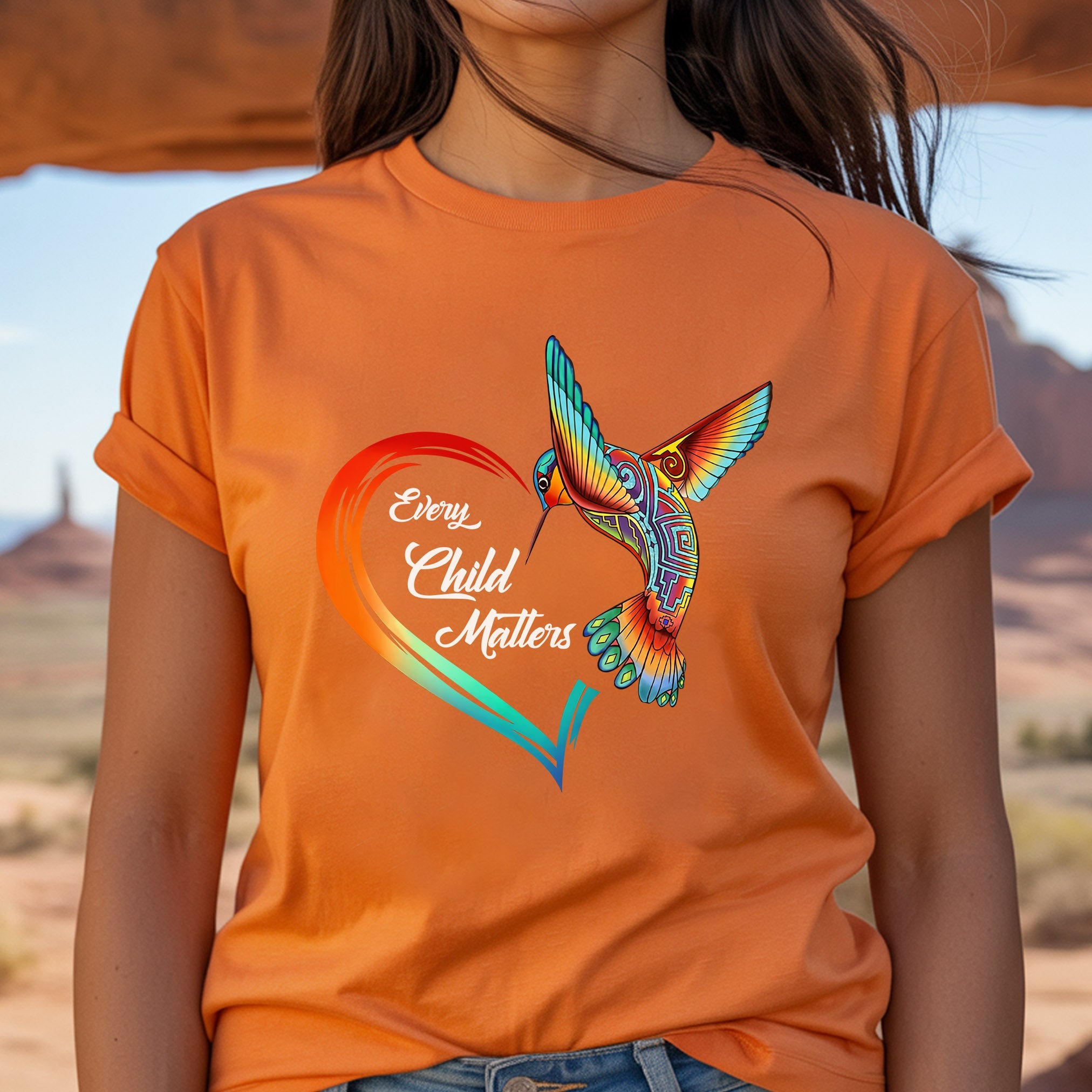 Every Child Matters Hummingbird Native Freedom Native American Unisex T-Shirt/Hoodie/Sweatshirt 193