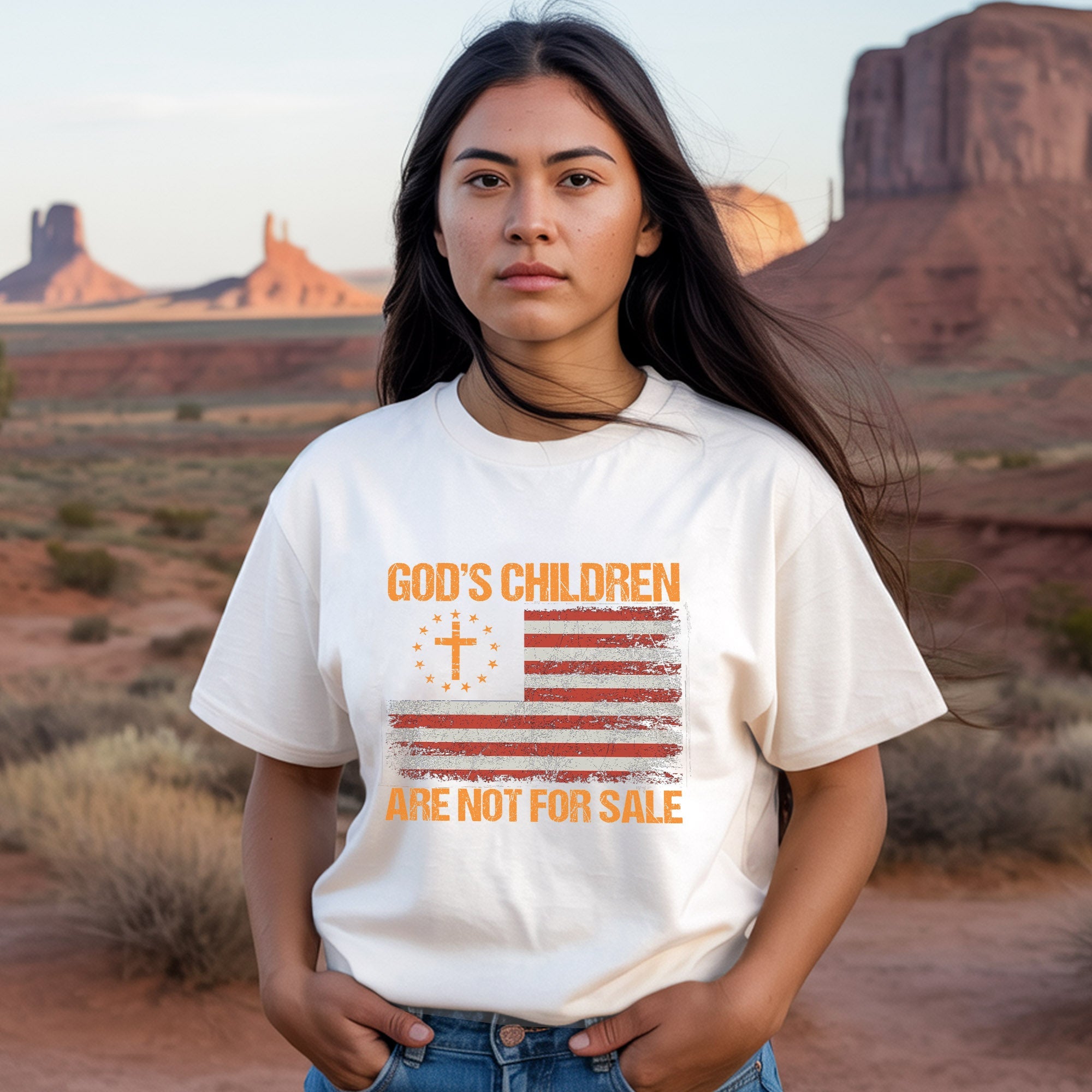 Every Child Matters God's Children Are Not For Sale Native American Unisex T-Shirt/Hoodie/Sweatshirt 194