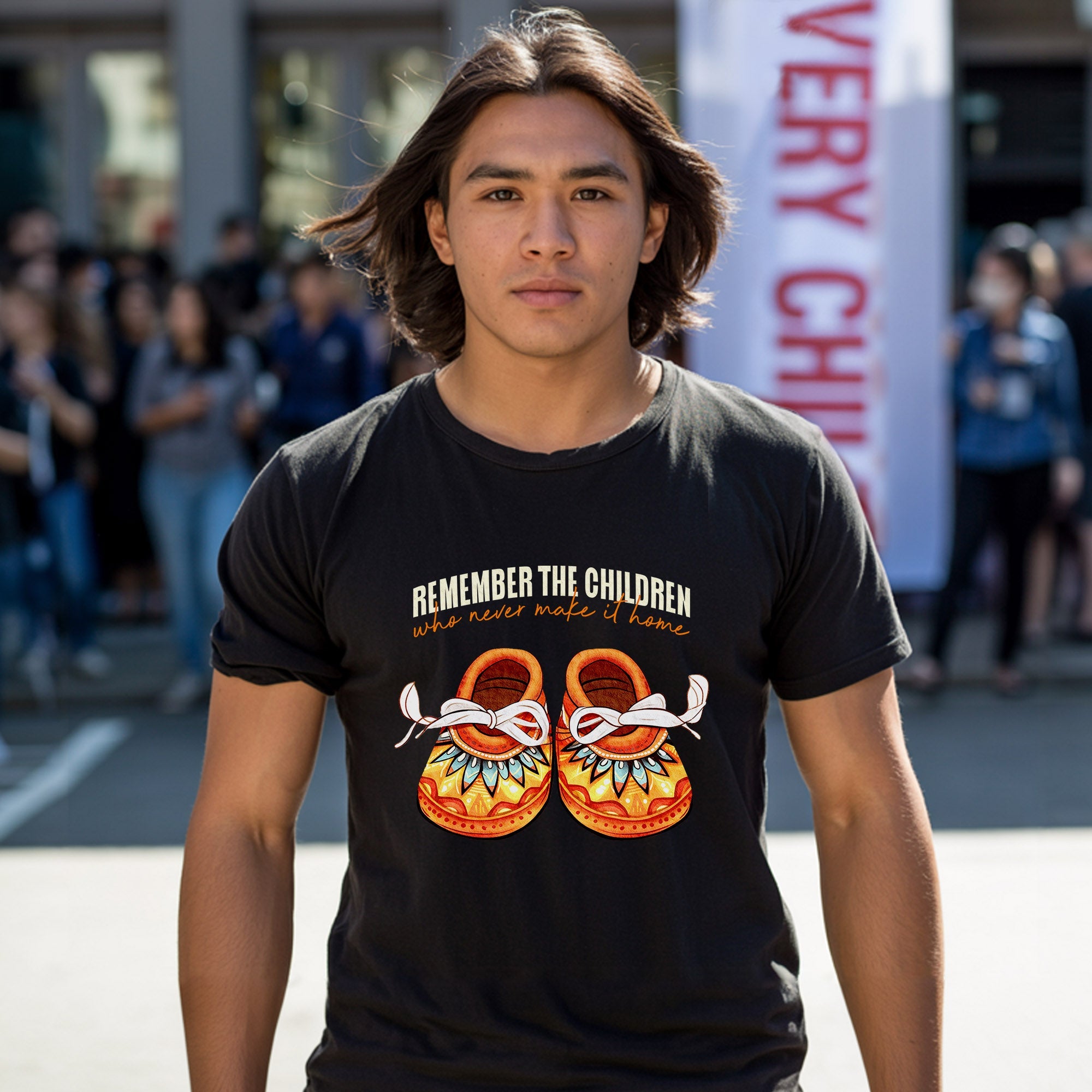 Every Child Matters Shoes Indigenous Orange Shirt Day Unisex T-Shirt/Hoodie/Sweatshirt 198