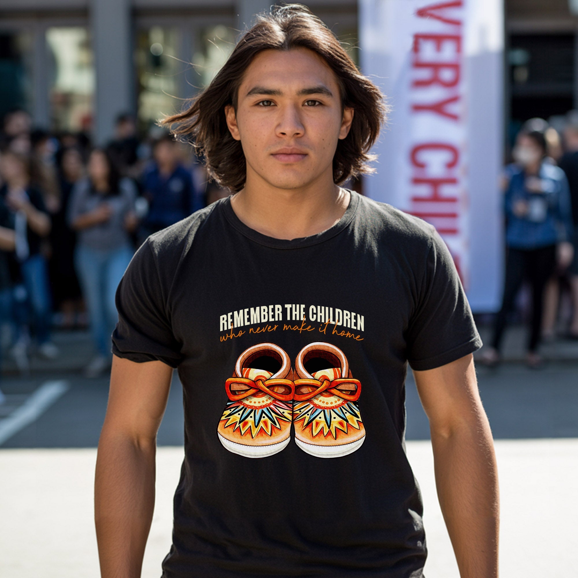 Every Child Matters Shoes Indigenous Orange Shirt Day Unisex T-Shirt/Hoodie/Sweatshirt 199