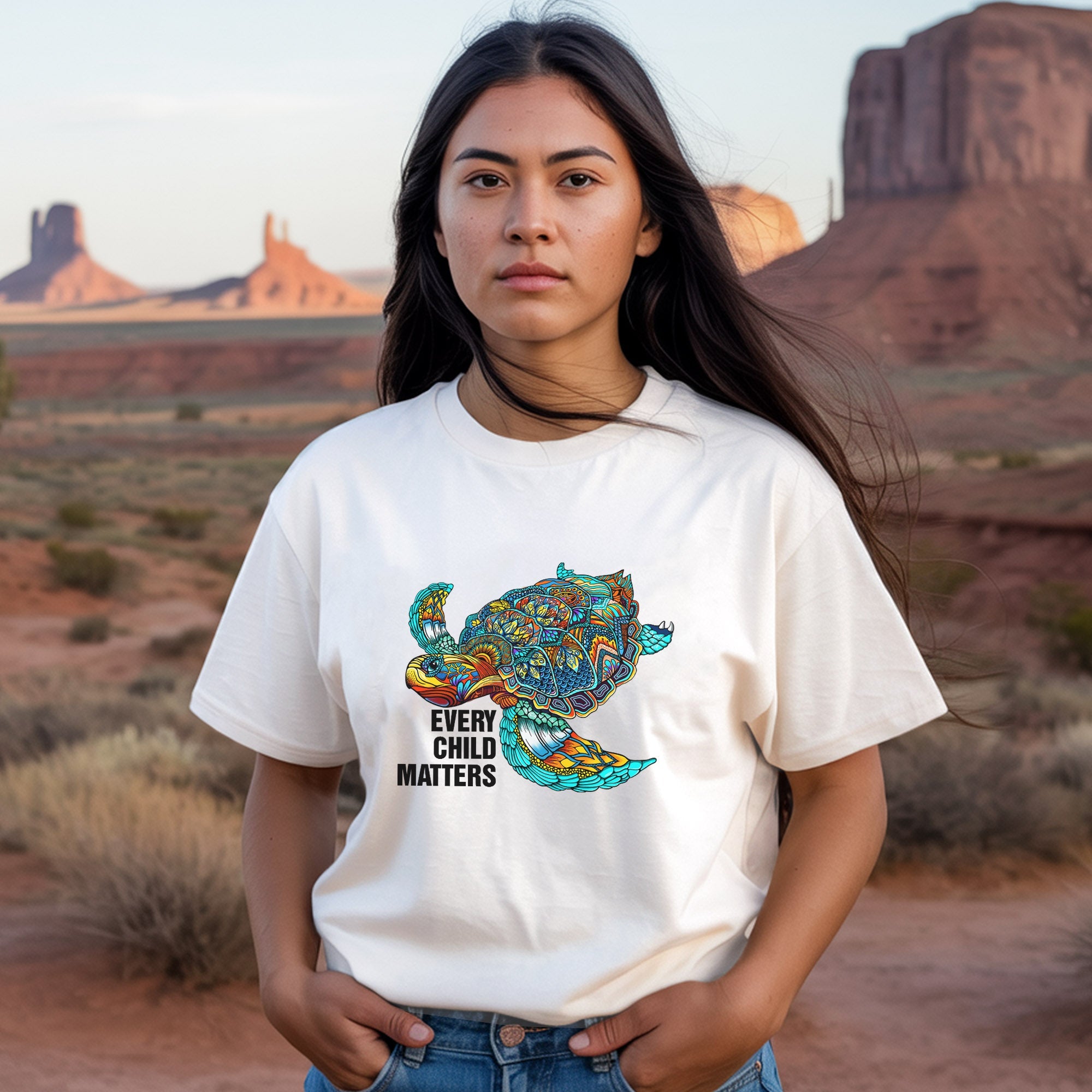 Every Child Matters Sacred Turtle Shirt For Orange Shirt Day Unisex T-Shirt/Hoodie/Sweatshirt 228