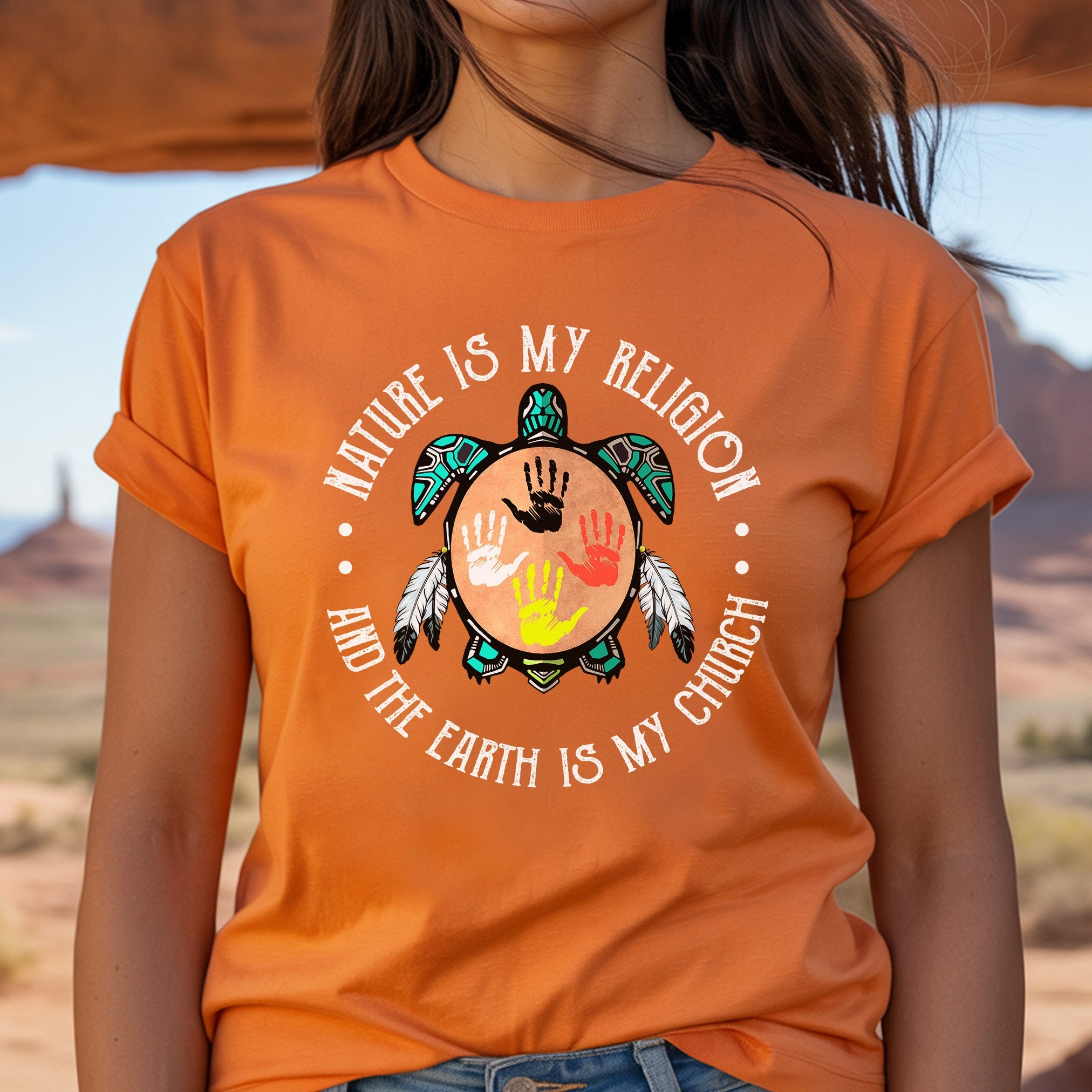 Every Child Matters Sacred Turtle Tee Nature Is My Religion Unisex T-Shirt/Hoodie/Sweatshirt 257