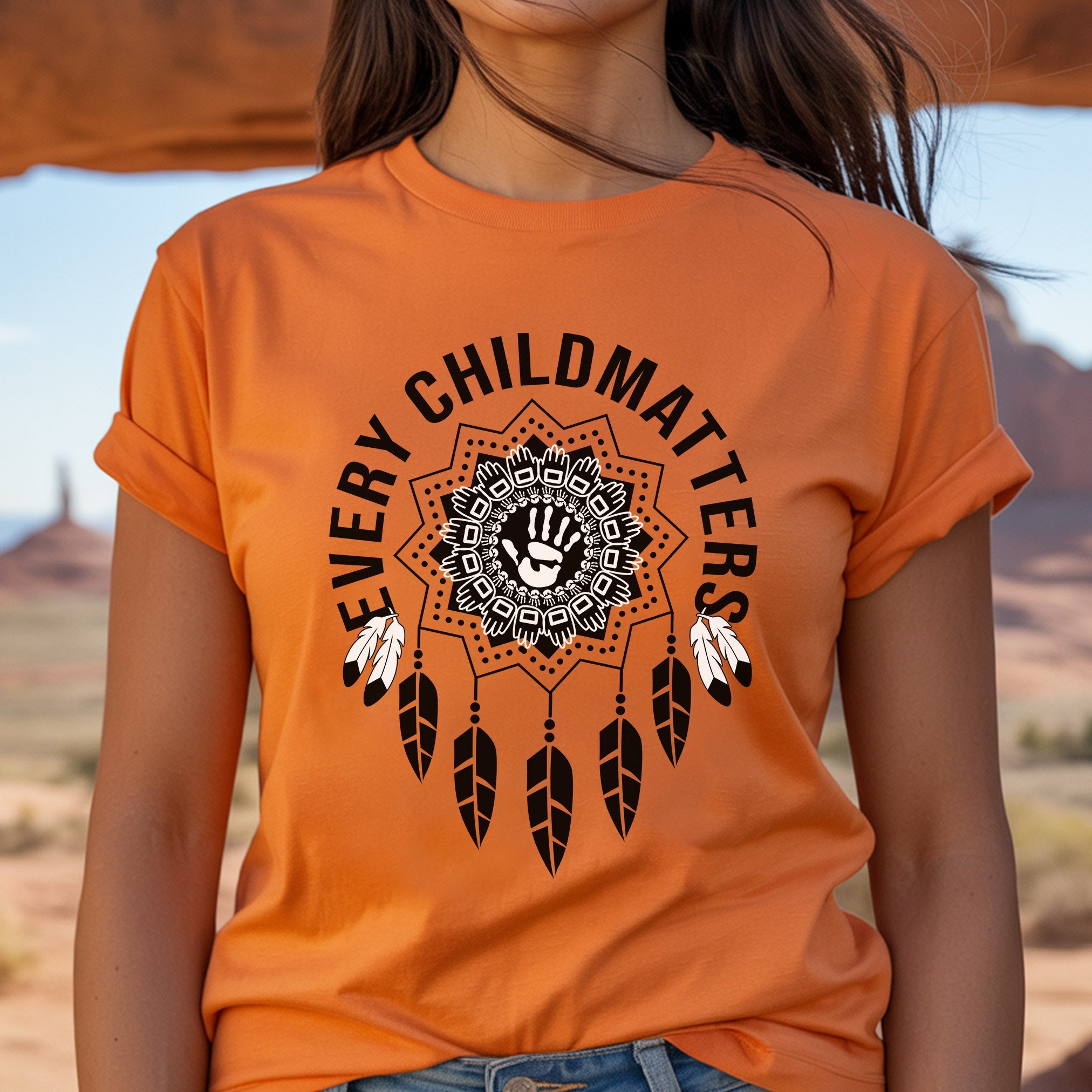 Every Child Matters Dreamcatcher For Orange Shirt Day Unisex T-Shirt/Hoodie/Sweatshirt 265