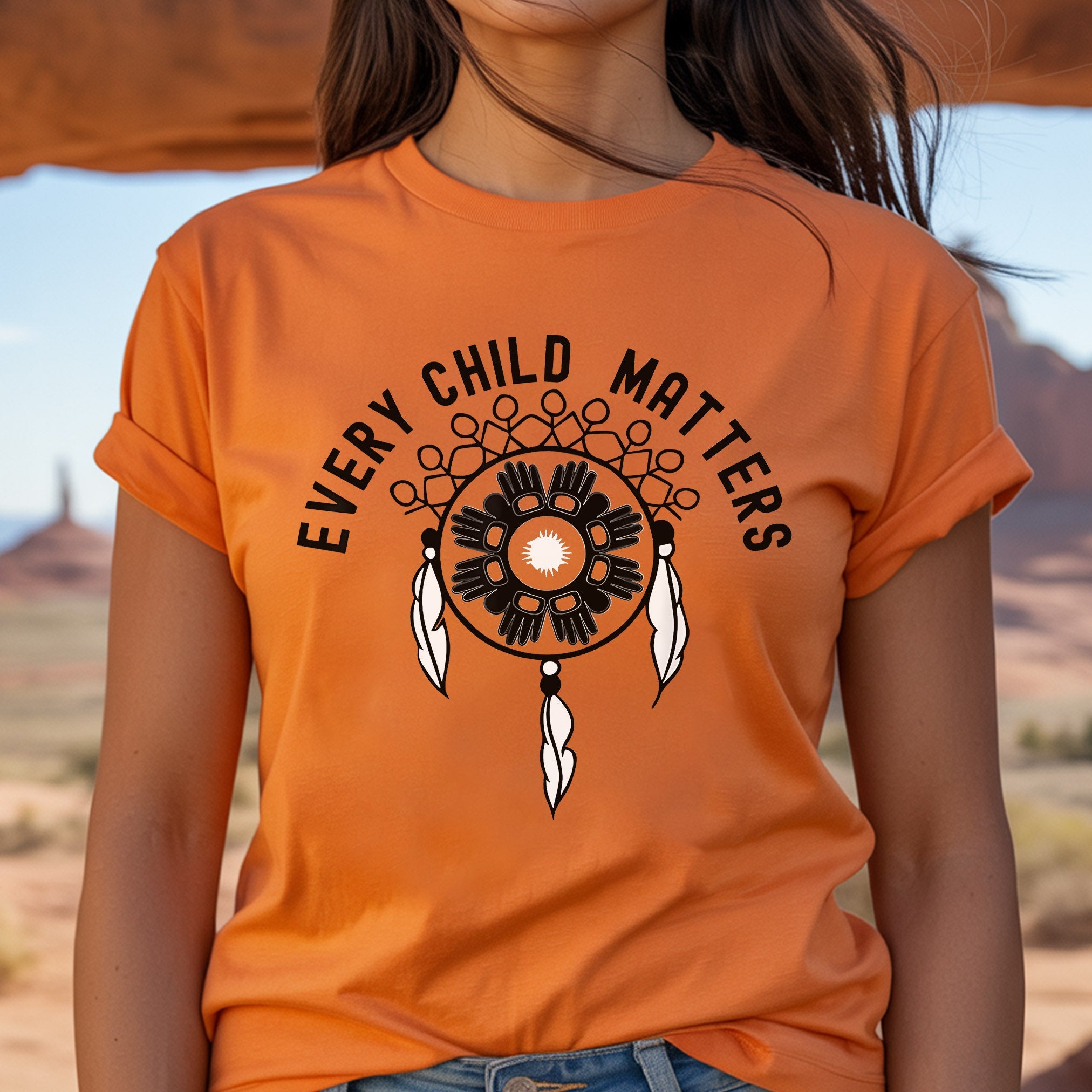 Every Child Matters Dreamcatcher For Orange Shirt Day Unisex T-Shirt/Hoodie/Sweatshirt 269