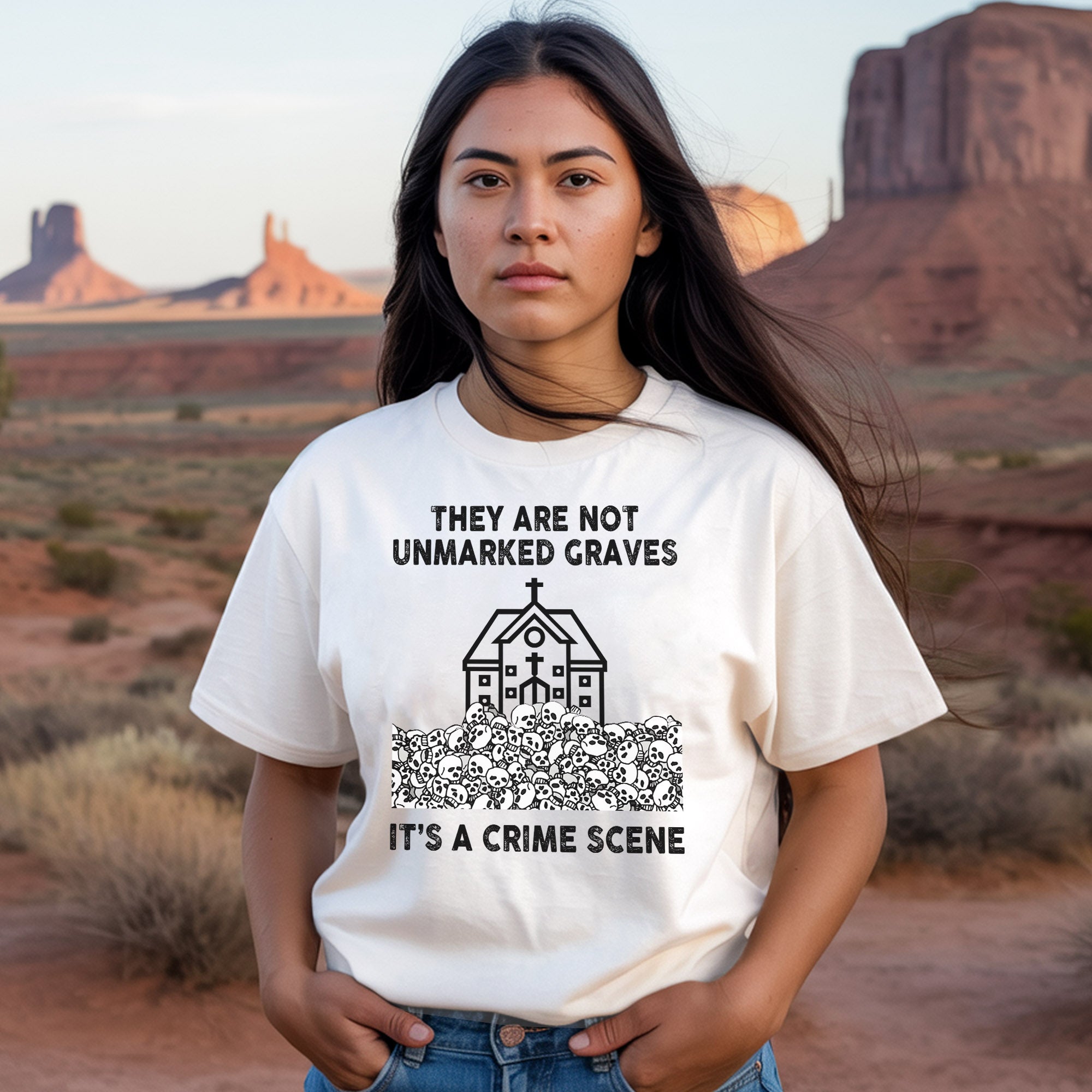 Every Child Matters Crime Scene For Orange Shirt Day Unisex T-Shirt/Hoodie/Sweatshirt 270