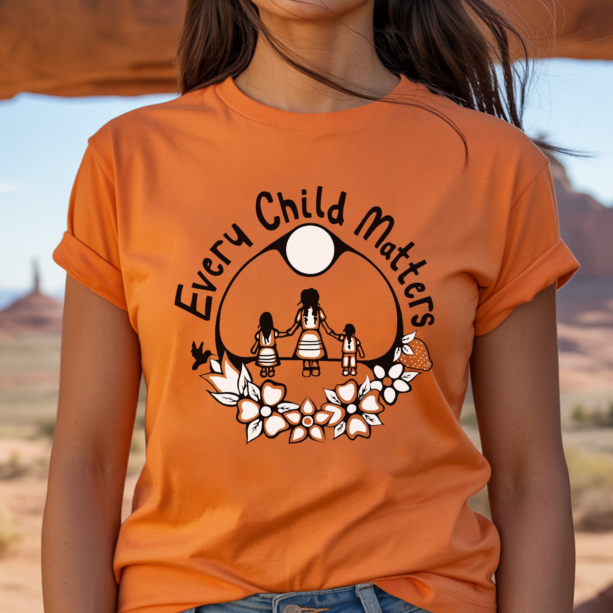 Every Child Matters Native Children For Orange Shirt Day Unisex T-Shirt/Hoodie/Sweatshirt 288