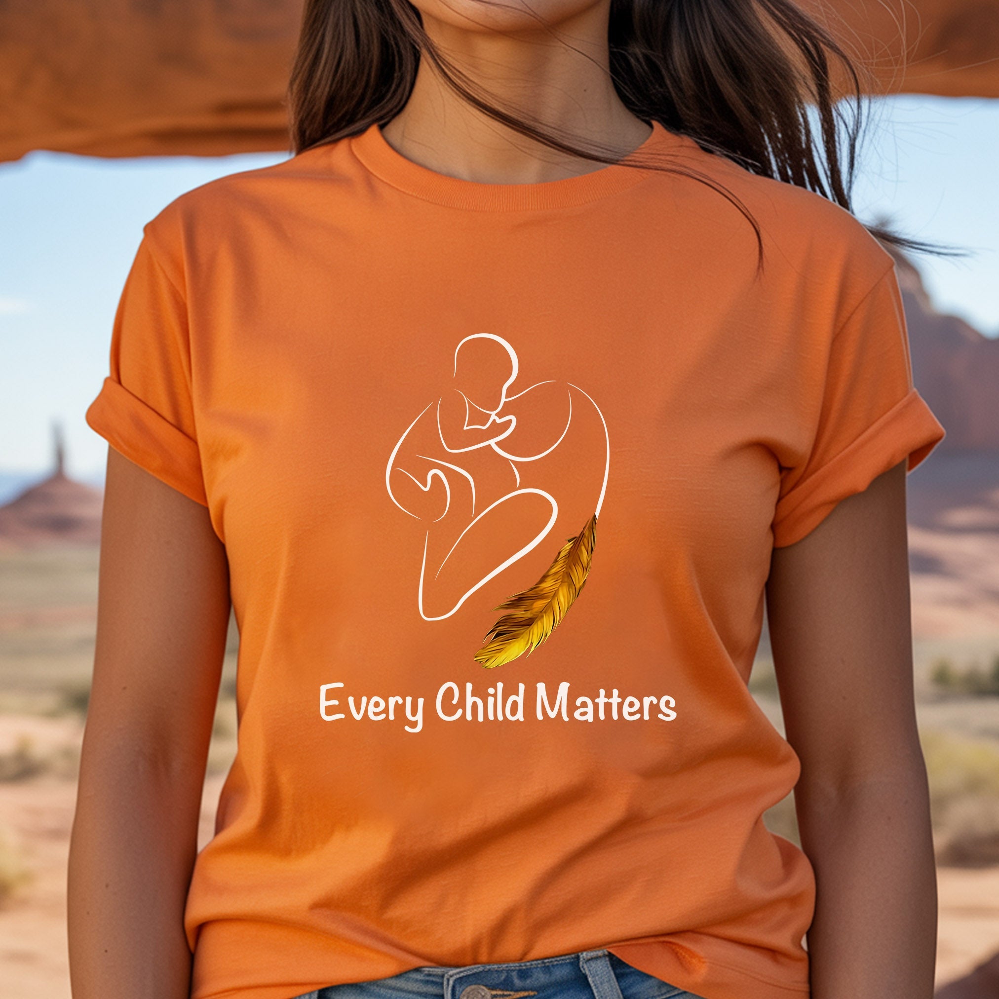 Every Child Matters Mother And Child For Orange Shirt Day Unisex T-Shirt/Hoodie/Sweatshirt 291