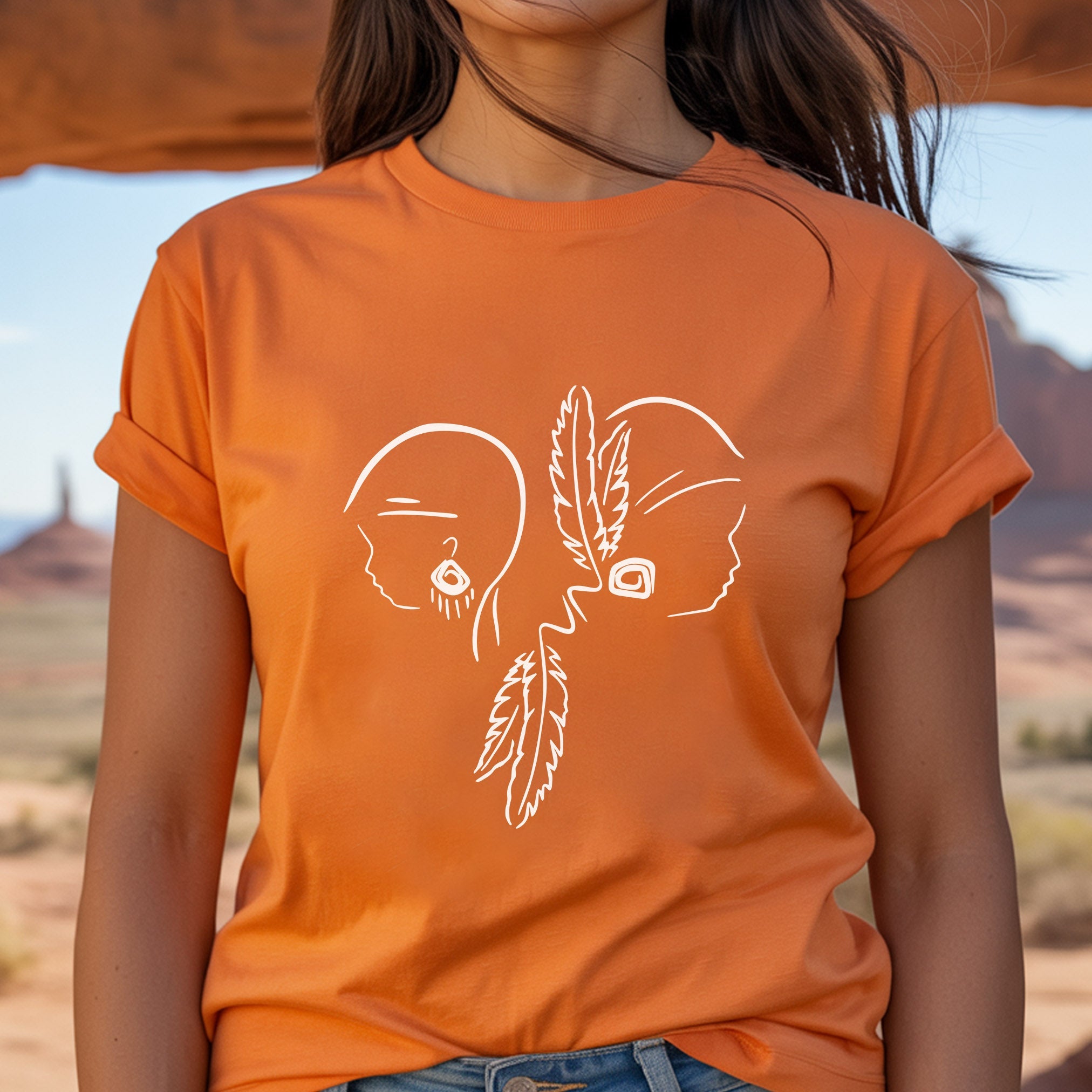 Every Child Matters Two Children For Orange Shirt Day Unisex T-Shirt/Hoodie/Sweatshirt 292