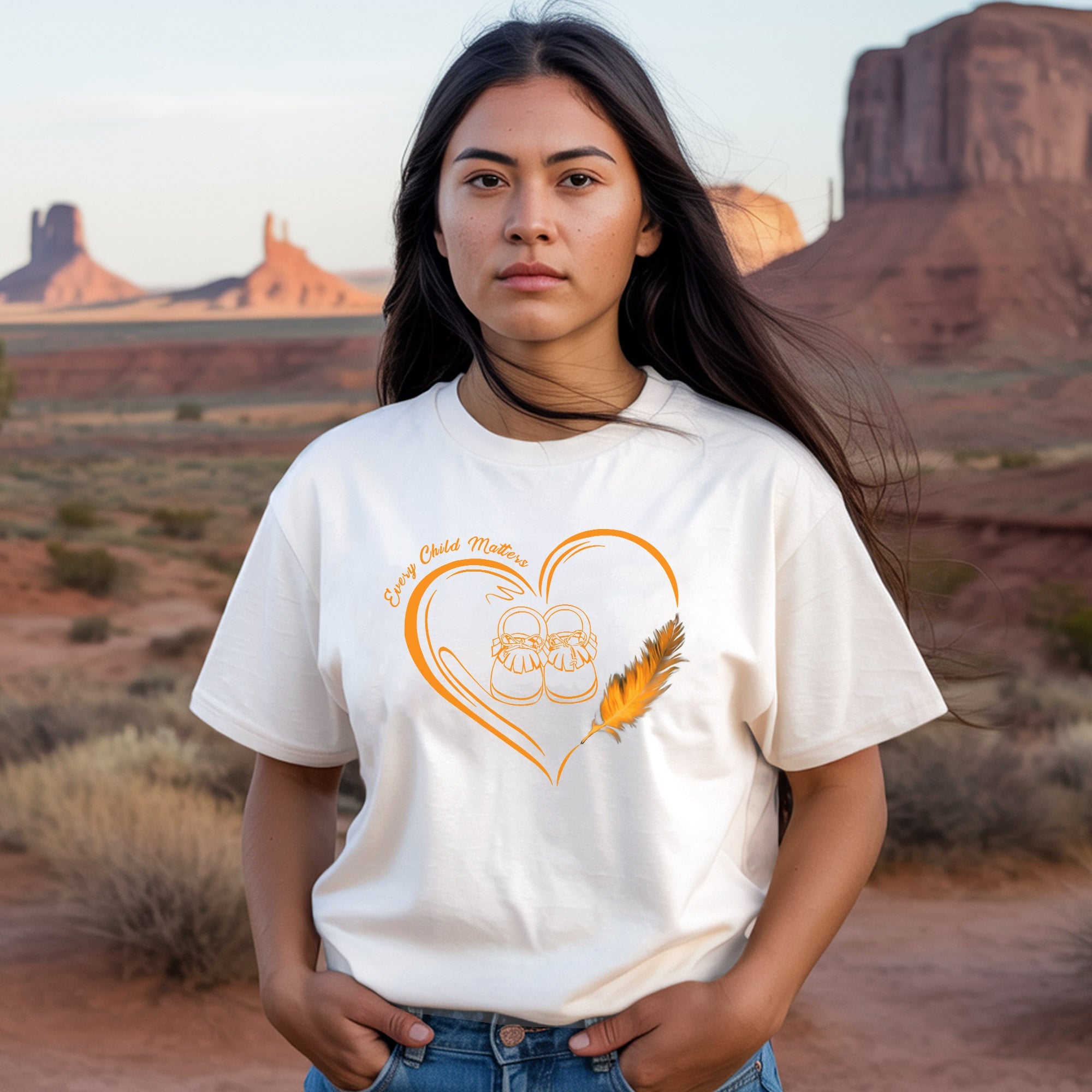 Every Child Matters Native Shoes For Orange Shirt Day Unisex T-Shirt/Hoodie/Sweatshirt 293