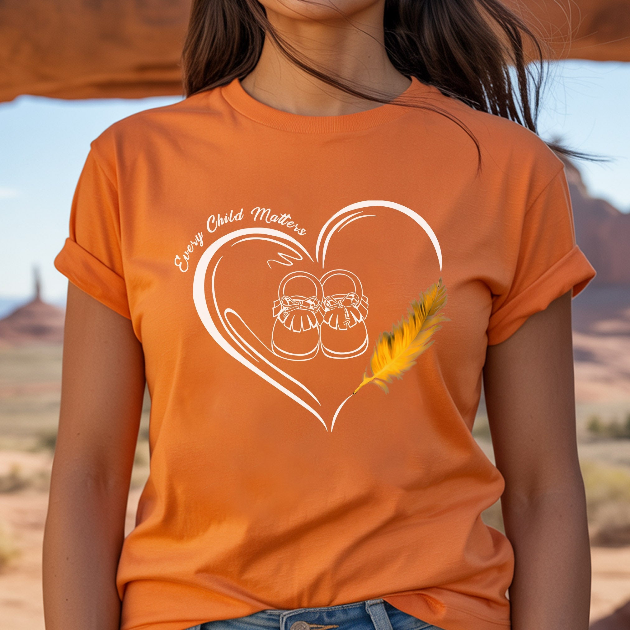 Every Child Matters Native Shoes For Orange Shirt Day Unisex T-Shirt/Hoodie/Sweatshirt 293
