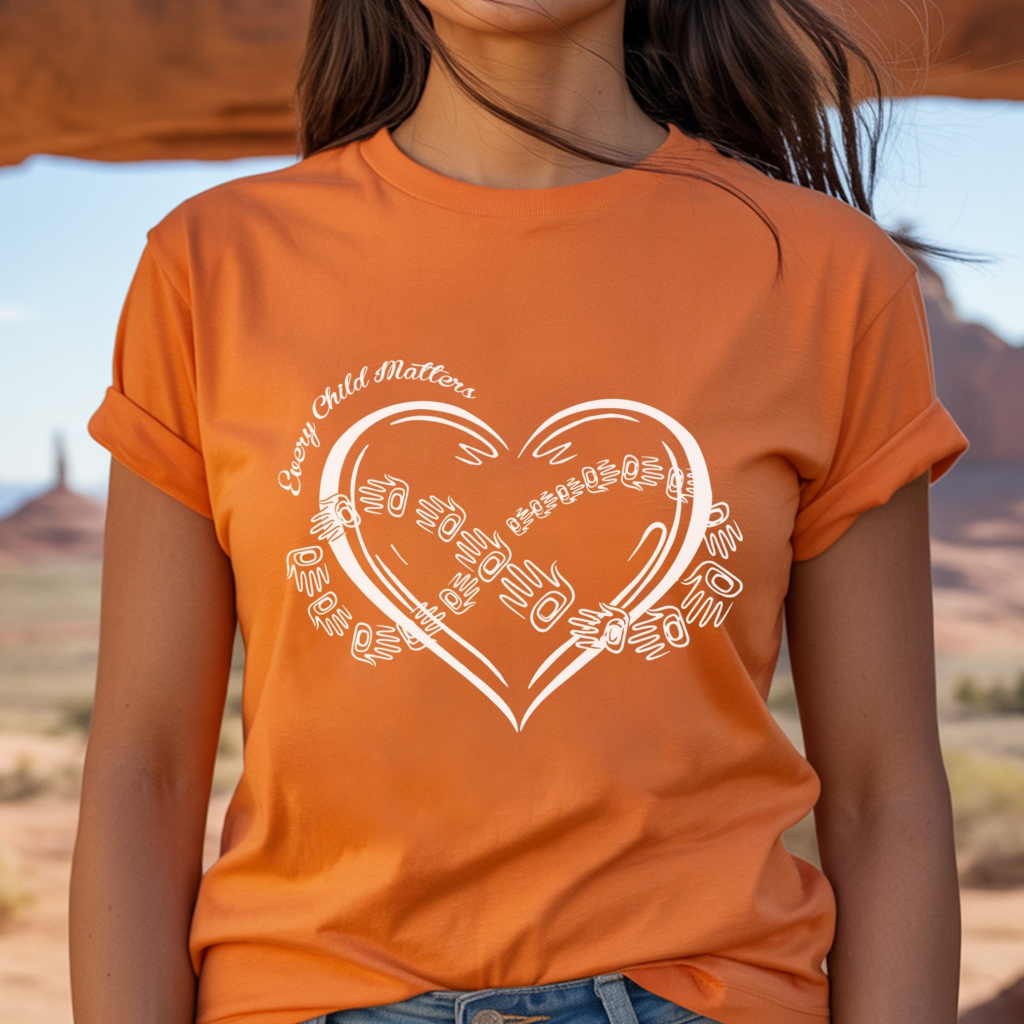 Every Child Matters Infinite Hands For Orange Shirt Day Unisex T-Shirt/Hoodie/Sweatshirt 294