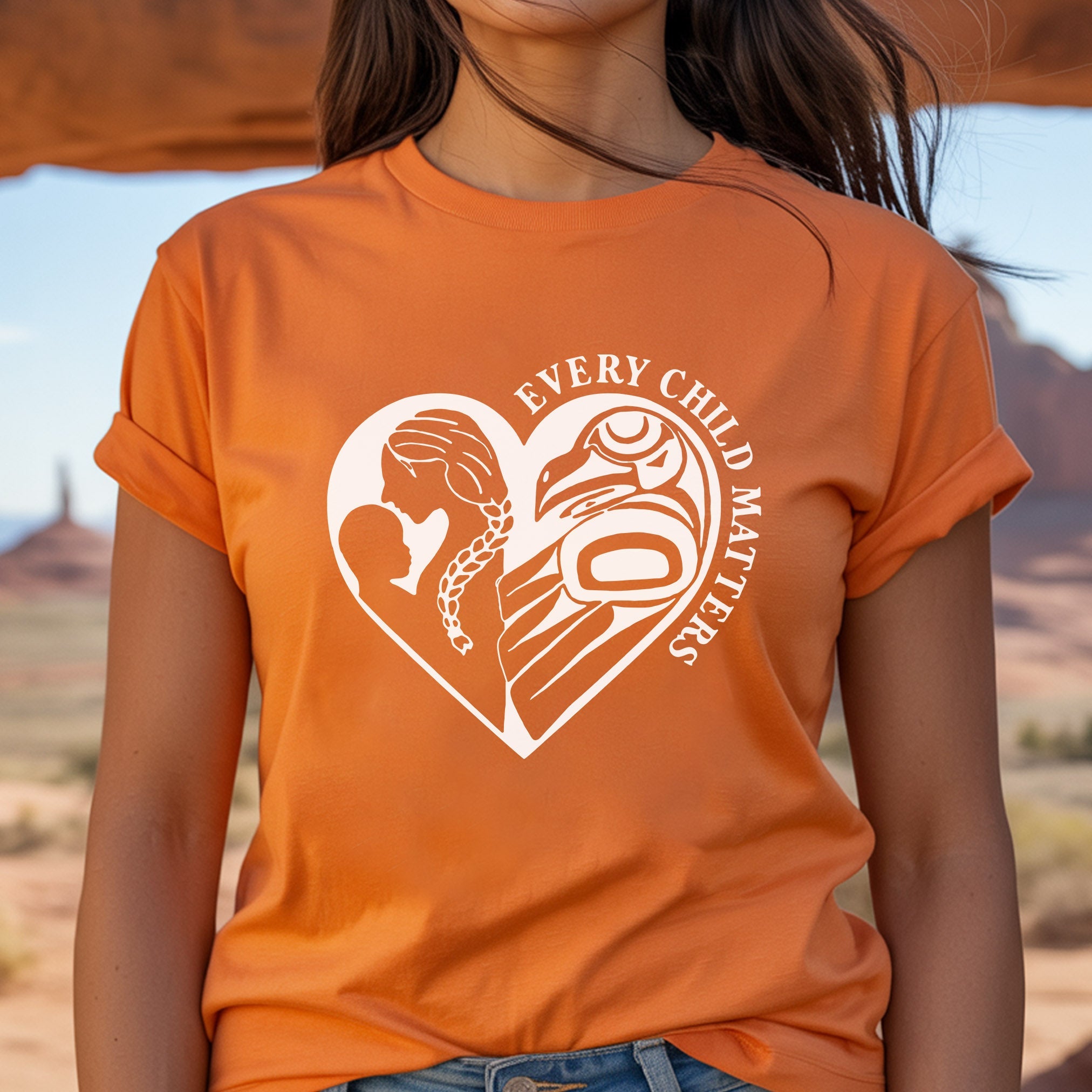 Every Child Matters Mother And Child For Orange Shirt Day Unisex T-Shirt/Hoodie/Sweatshirt 295