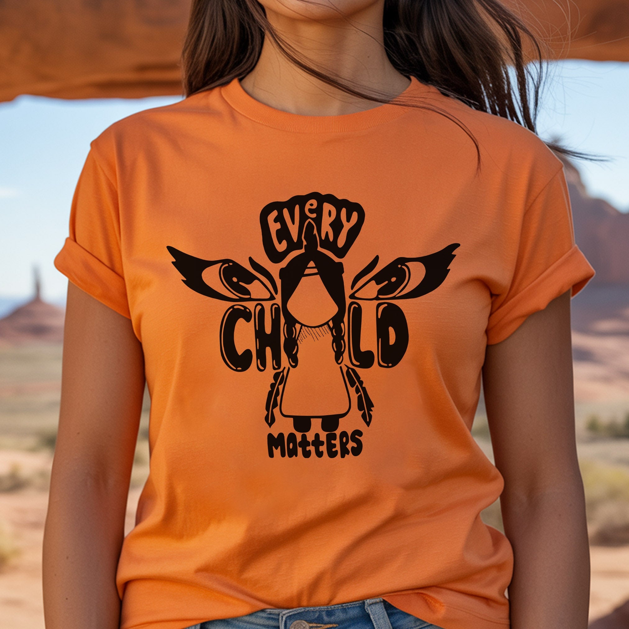 Every Child Matters Indigenous Awareness For Orange Shirt Day Unisex T-Shirt/Hoodie/Sweatshirt