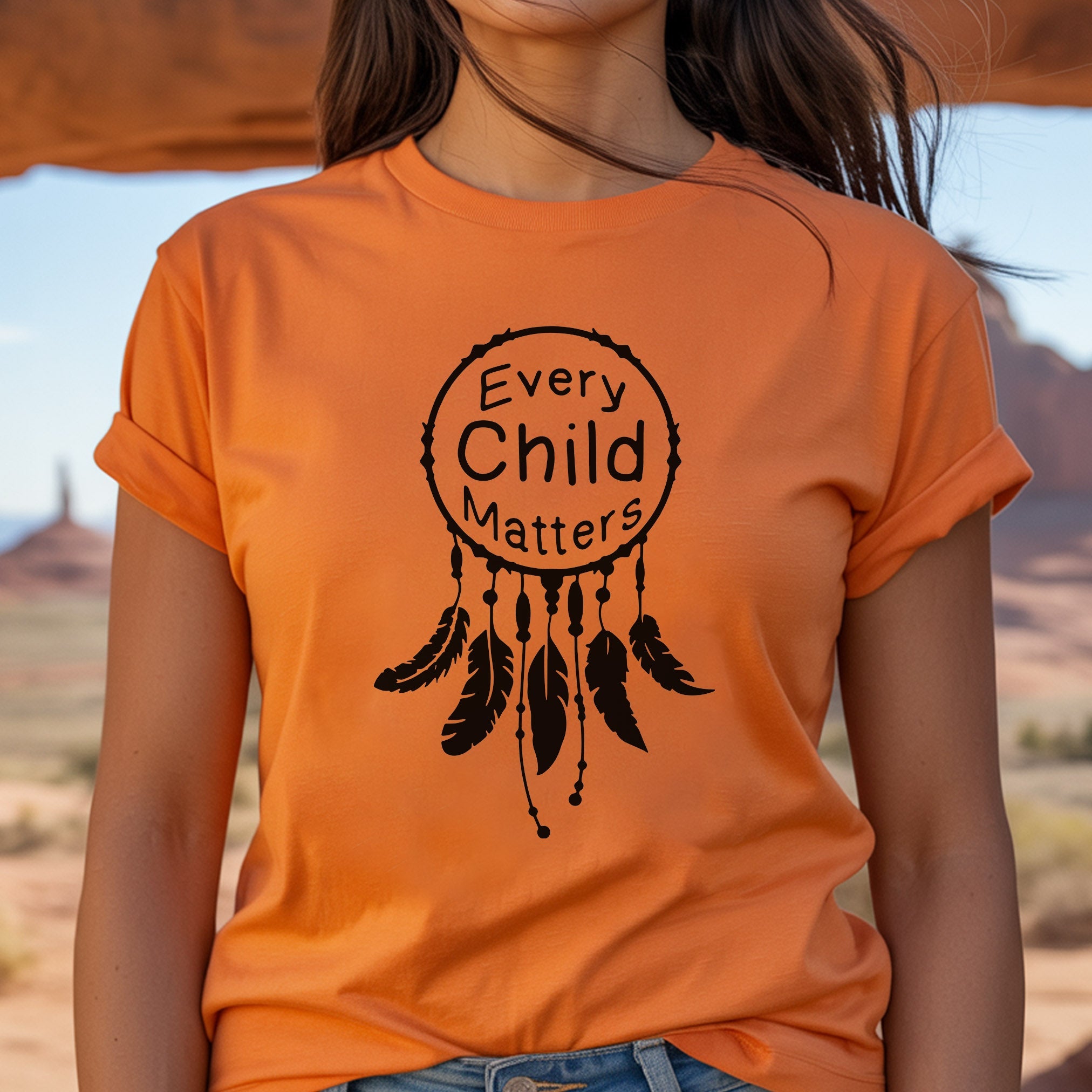 Every Child Matters Dreamcatcher For Orange Shirt Day Unisex T-Shirt/Hoodie/Sweatshirt
