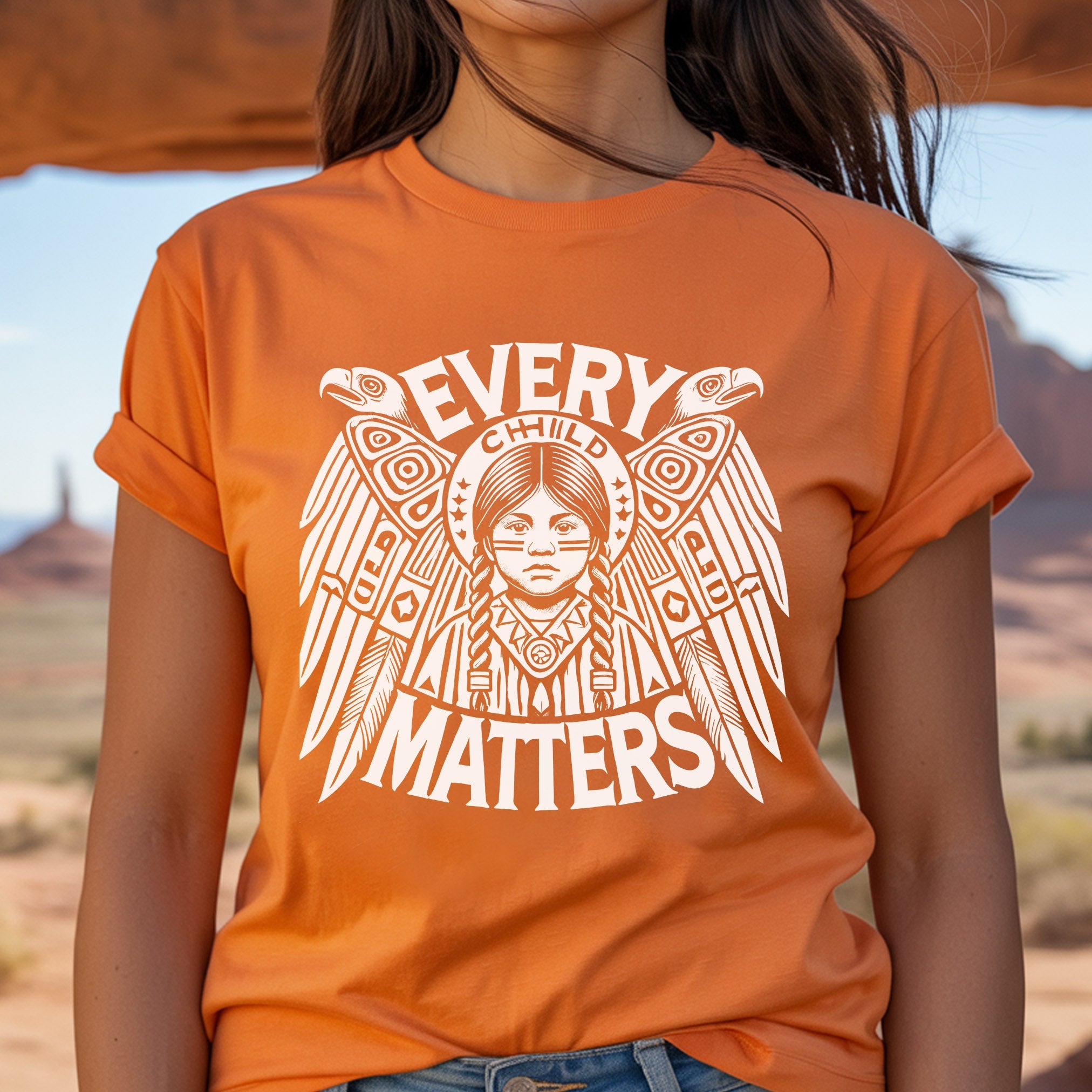 Every Child Matters For Orange Shirt Day Unisex T-Shirt/Hoodie/Sweatshirt 298