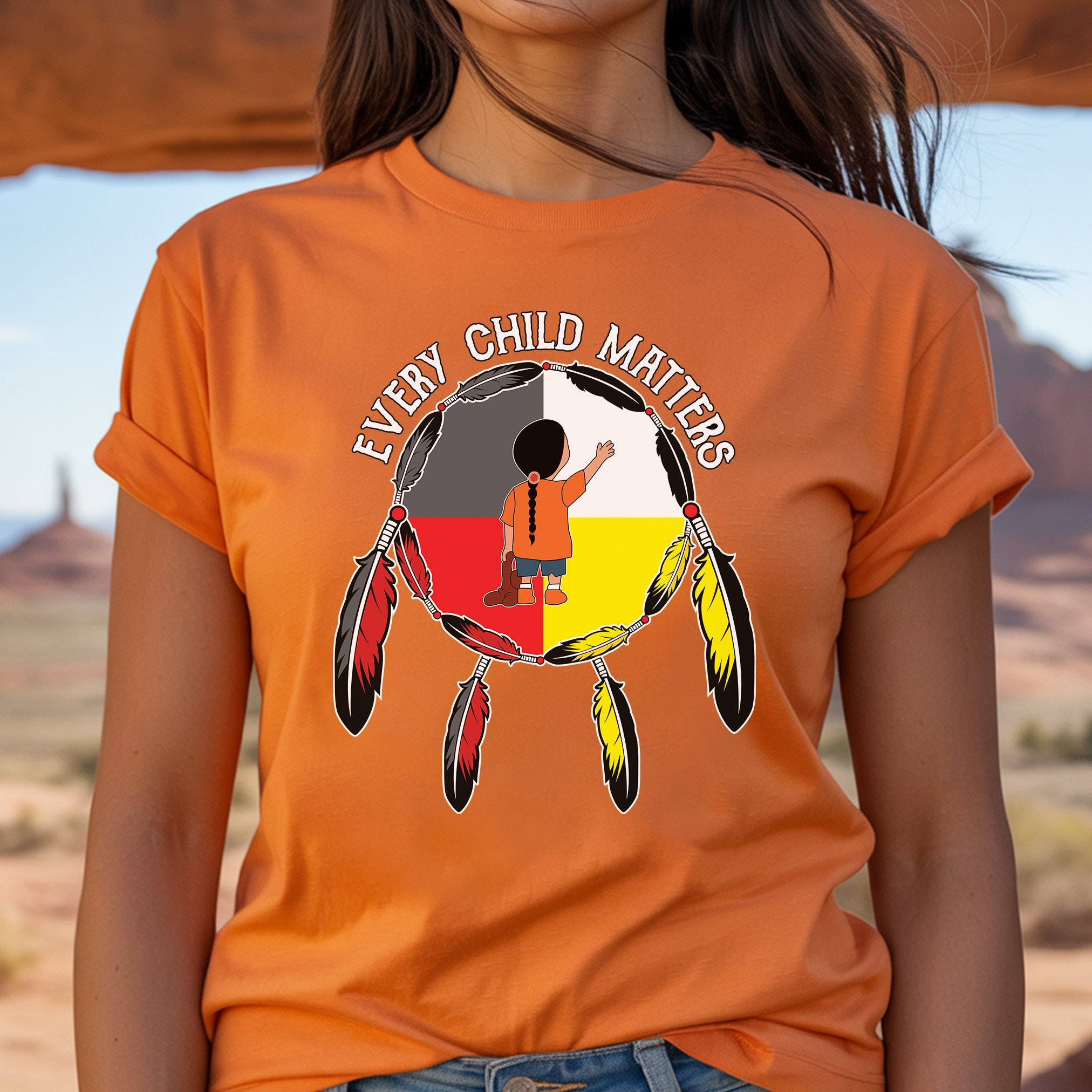 Every Child Matters A Symbol Of Hope And Unity Empowering Indigenous Communities Unisex T-Shirt/Hoodie/Sweatshirt