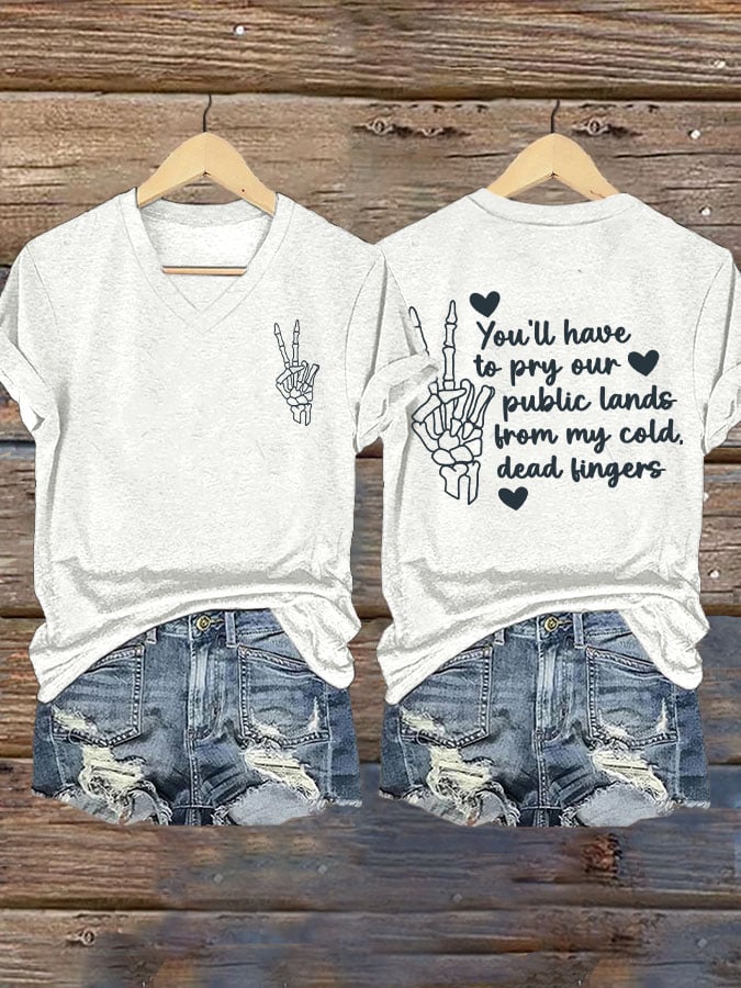 Women's Protect Our National Parks Printed T-Shirt