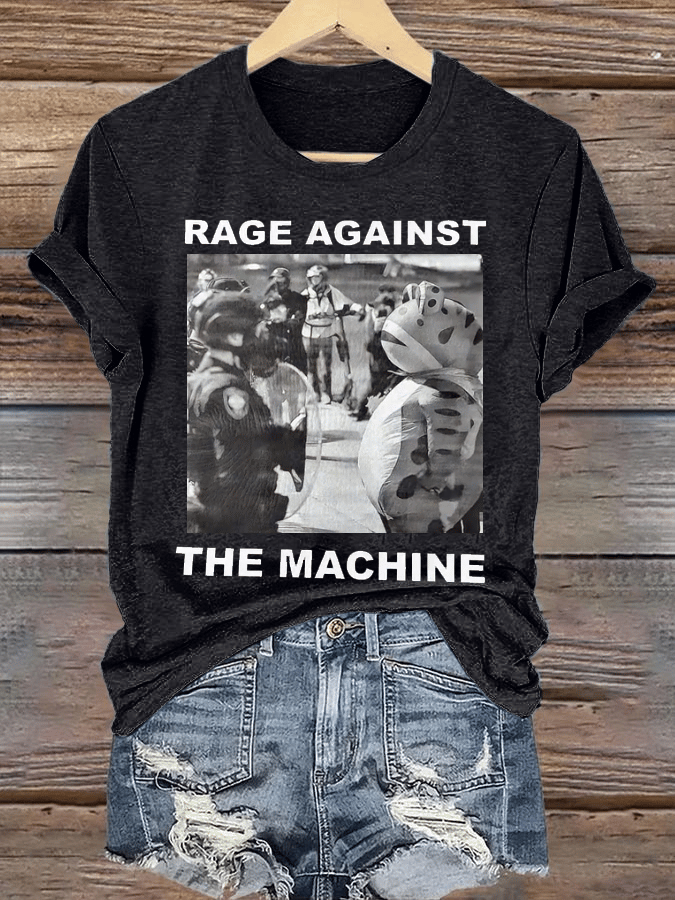 Women's Portland Frog Resist Printed Casual T-Shirt