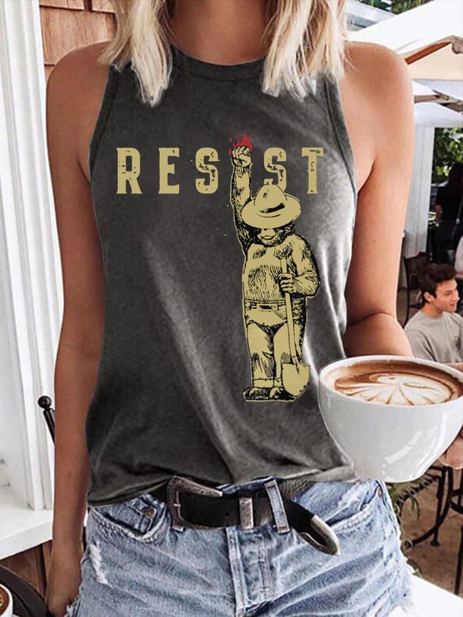 Women's Protect Our National Parks Print Tank Top