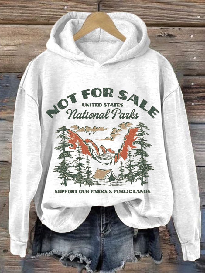 Women's Protect Our National Parks Printed Sweatshirt
