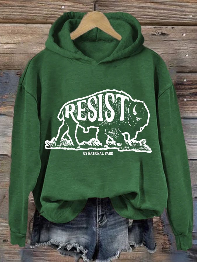 Women's Protect Our National Parks Printed Sweatshirt