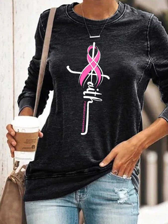 Fashion Print Long Sleeve Sweatshirt