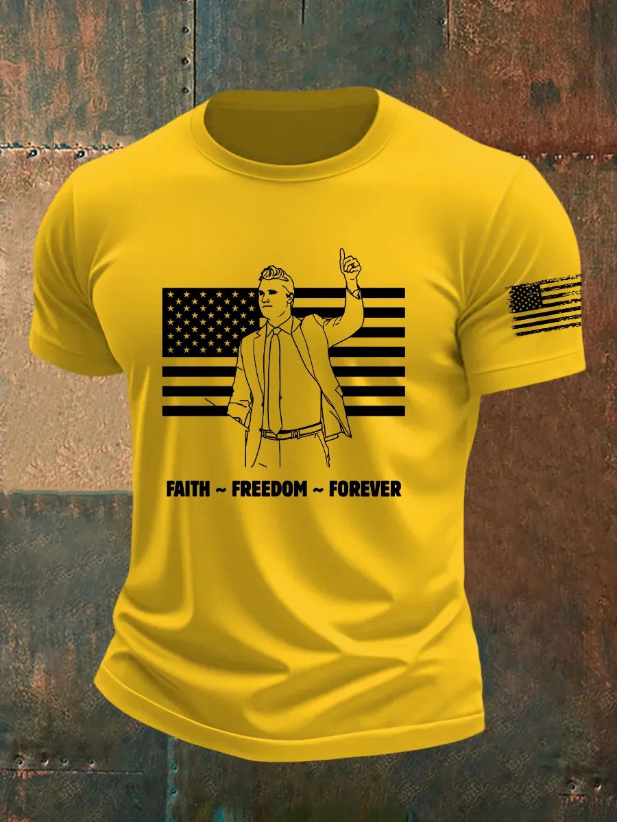 Men's Freedom Is Not Free R.I.P Print T-Shirt
