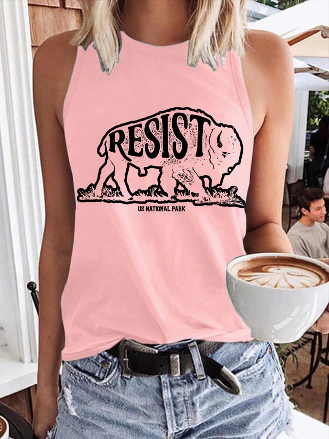 Women's Protect Our National Parks Print Tank Top