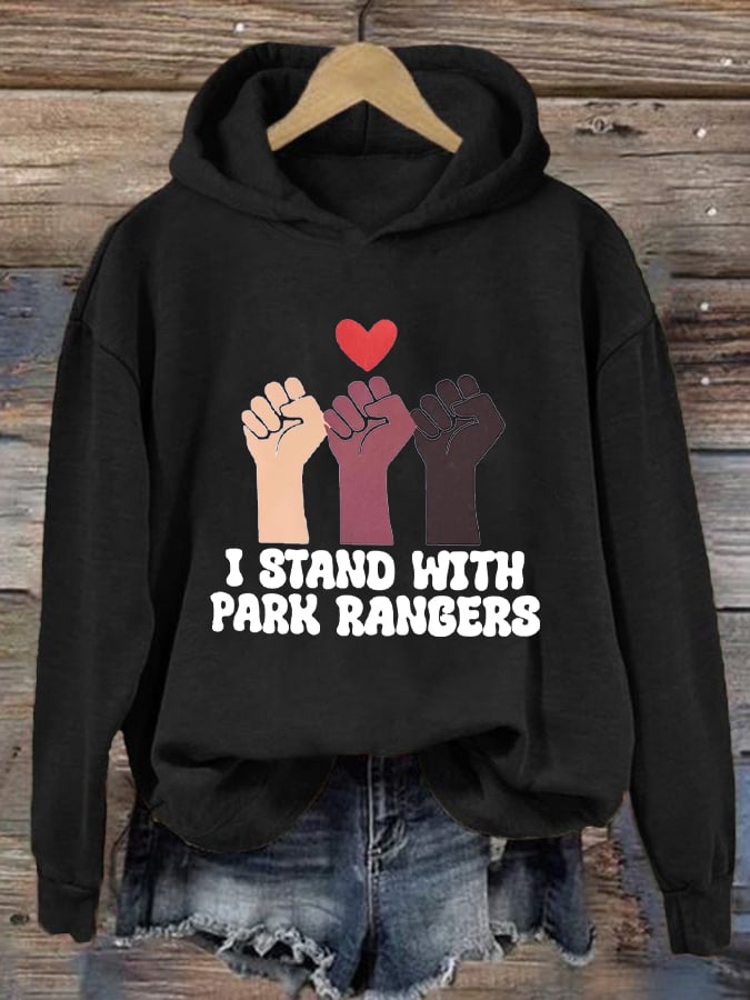 Women's Protect Our National Parks Hot Spots Print Hoodie