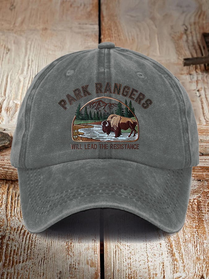 Retro Park Rangers Will Lead The Resistance Print Baseball Cap