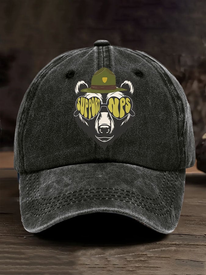 Retro Support National Park Service Printed Baseball Cap
