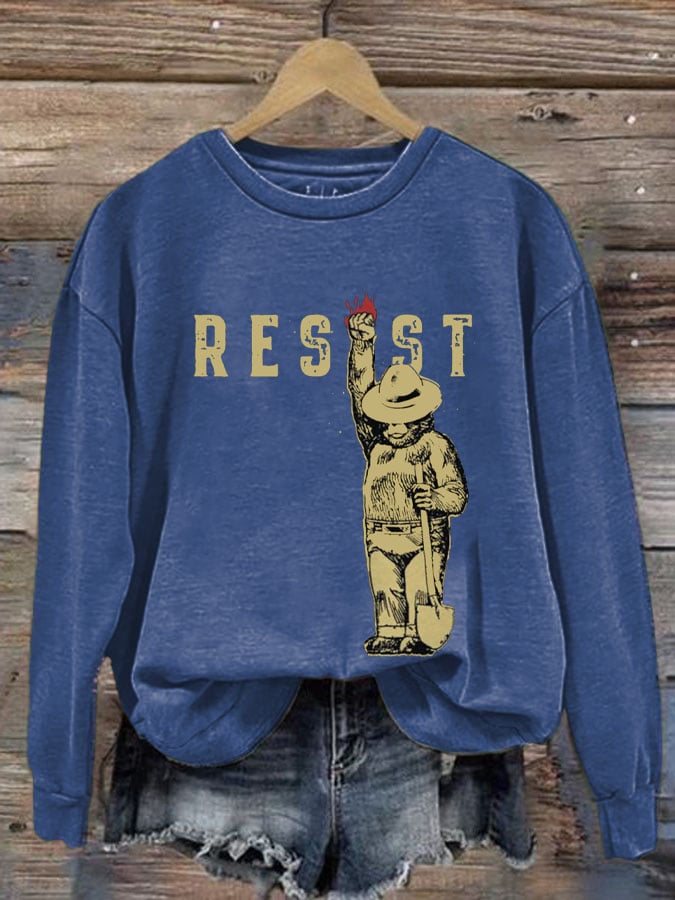 Women's Protect Our National Parks Printed Sweatshirt