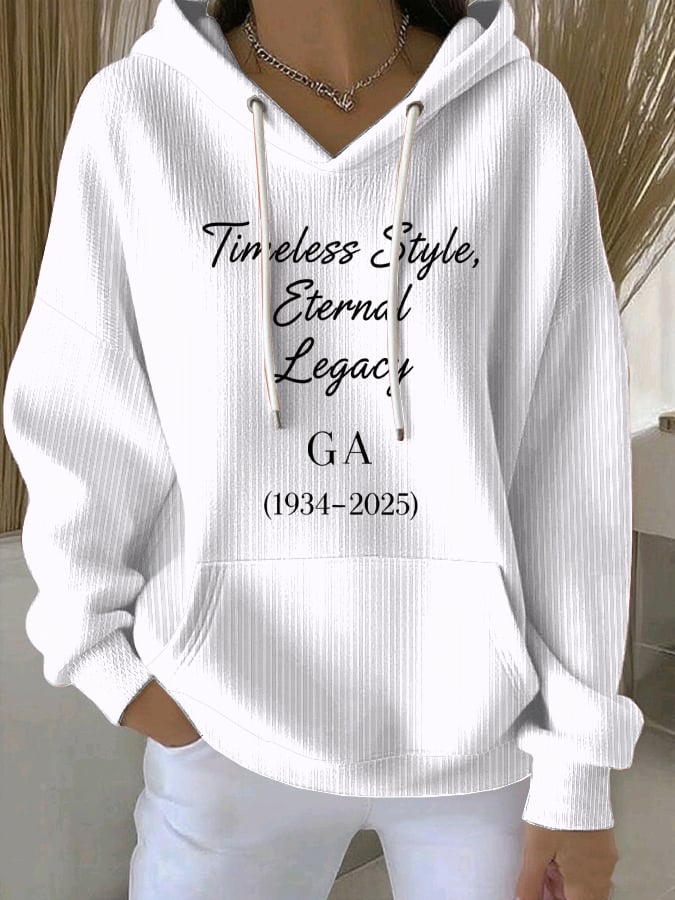 Women's Timeless Style Eternal Legacy 1934-2025 Print Casual Sweatshirt
