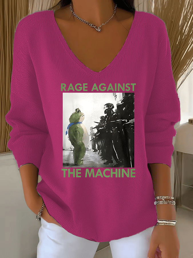 Women's America has no kings print Sweatshirt