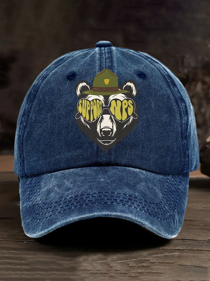 Retro Support National Park Service Printed Baseball Cap