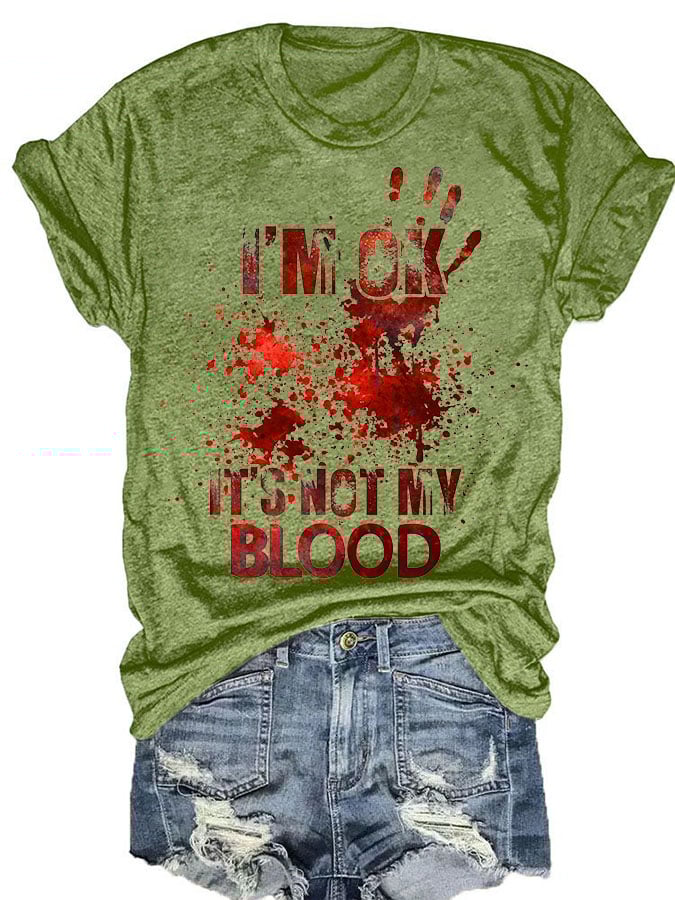 Halloween Ladies Print T-Shirt