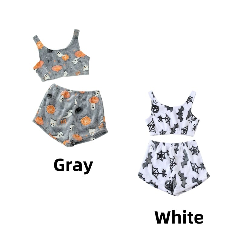 💥Halloween Pre 🎃Halloween vest pajamas set👻